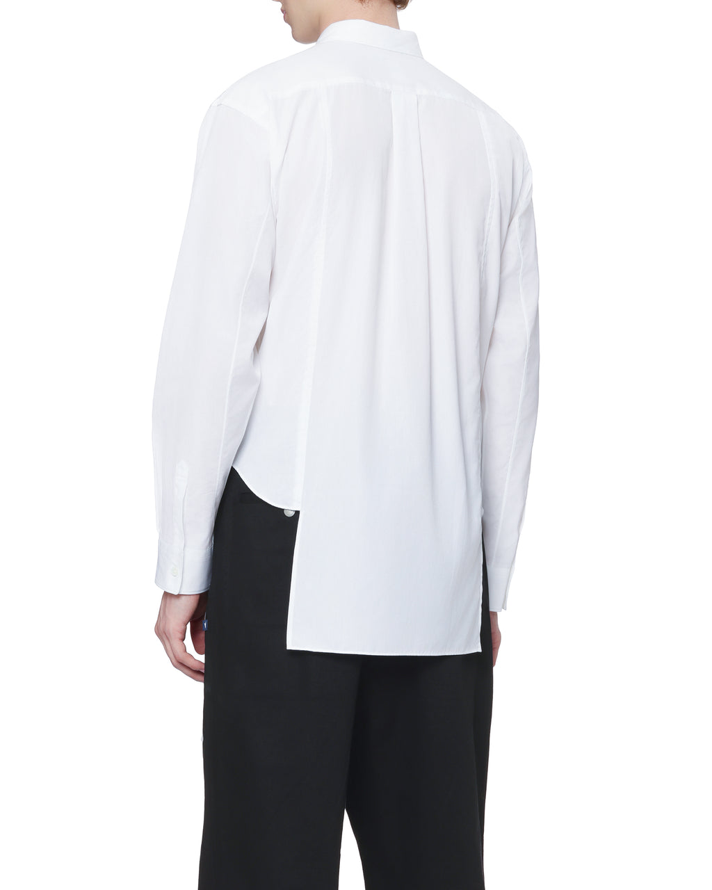Split hem shirt