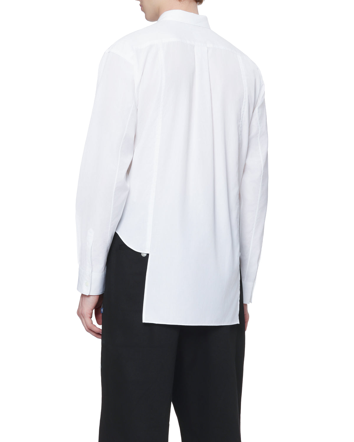 Split hem shirt