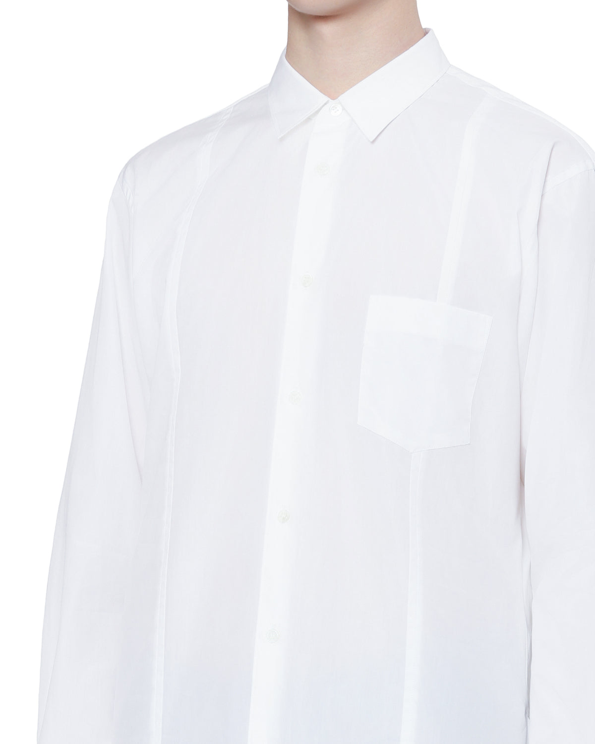 Split hem shirt