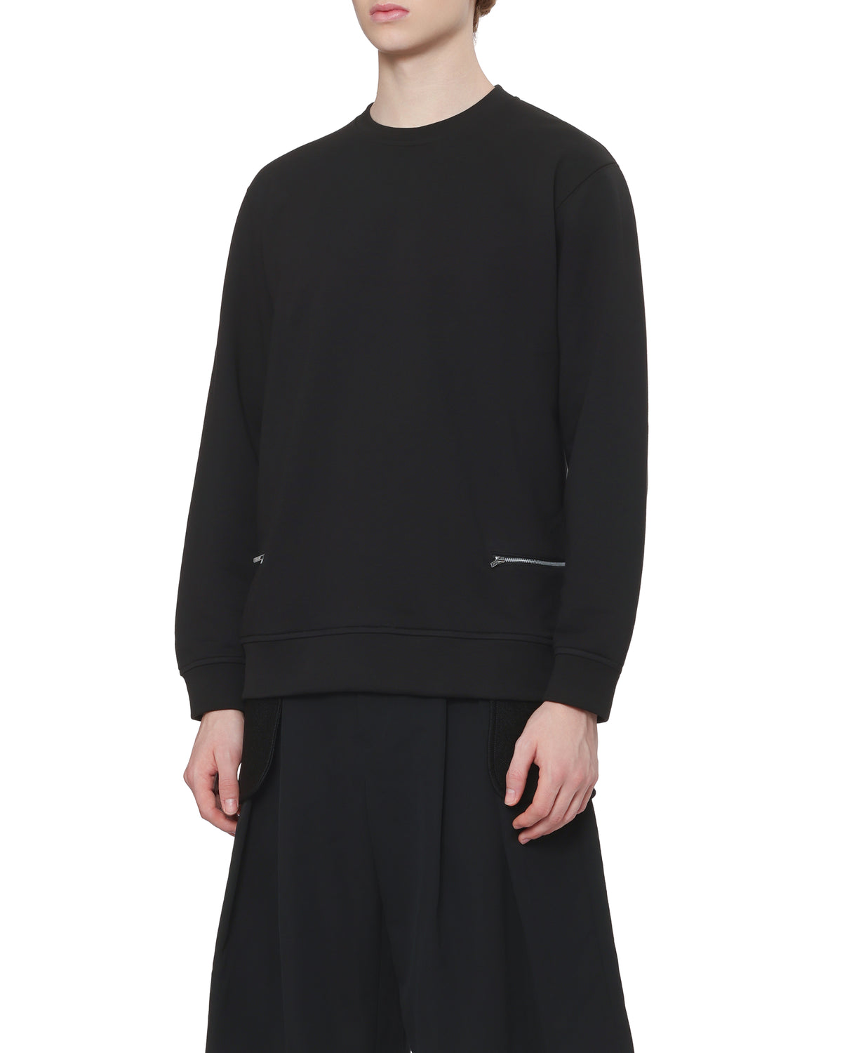 Zip pocket sweatshirt