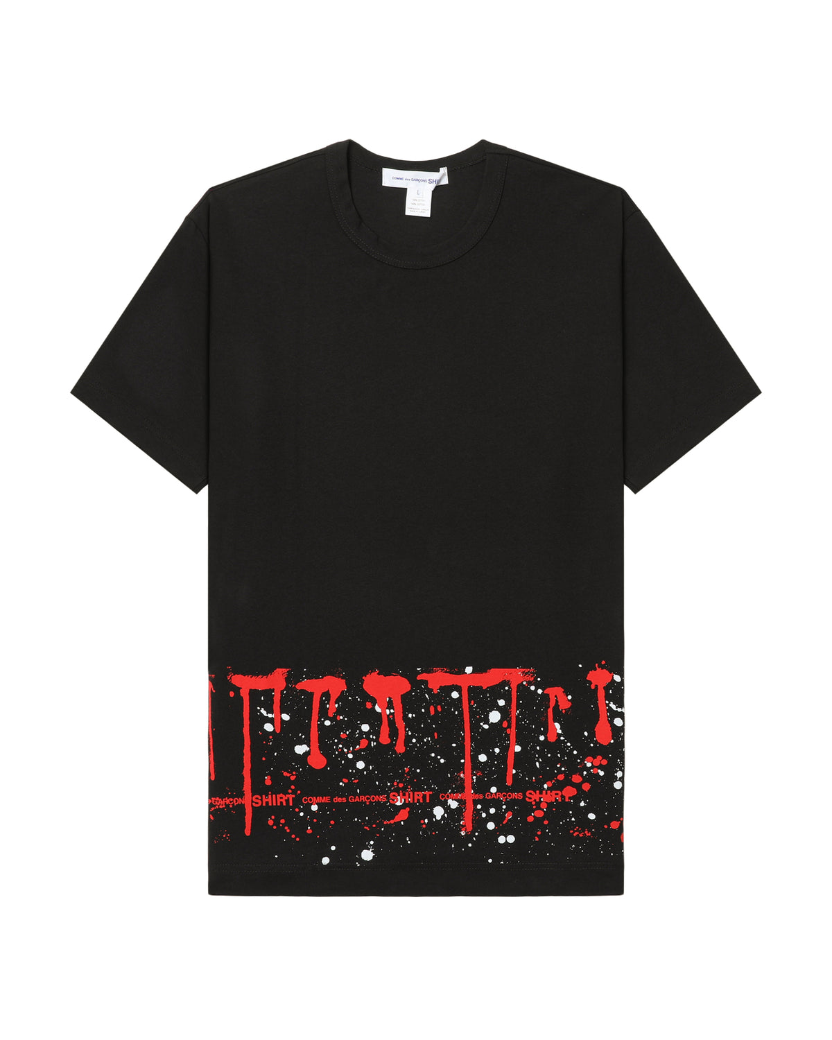 Paint print tee