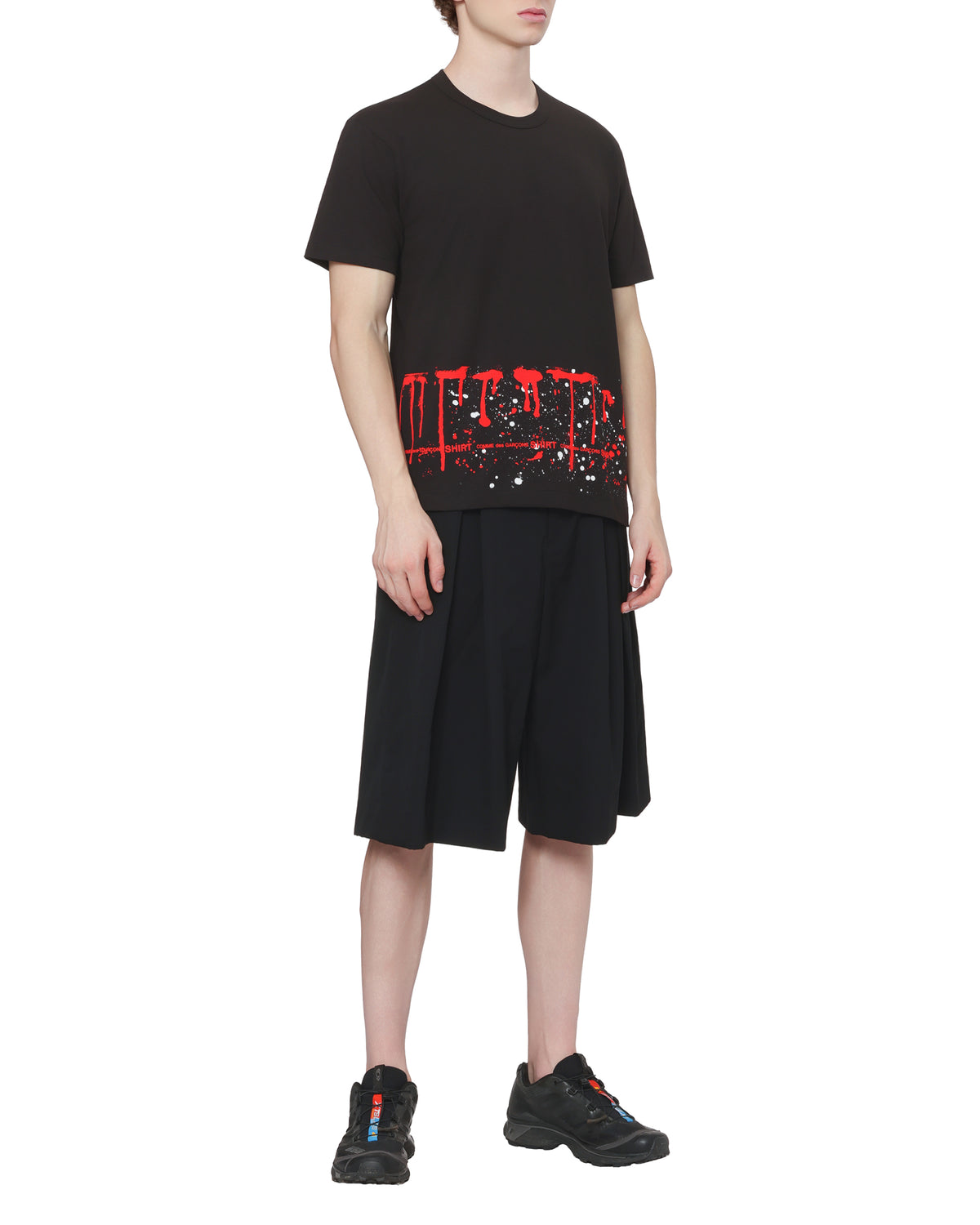 Paint print tee