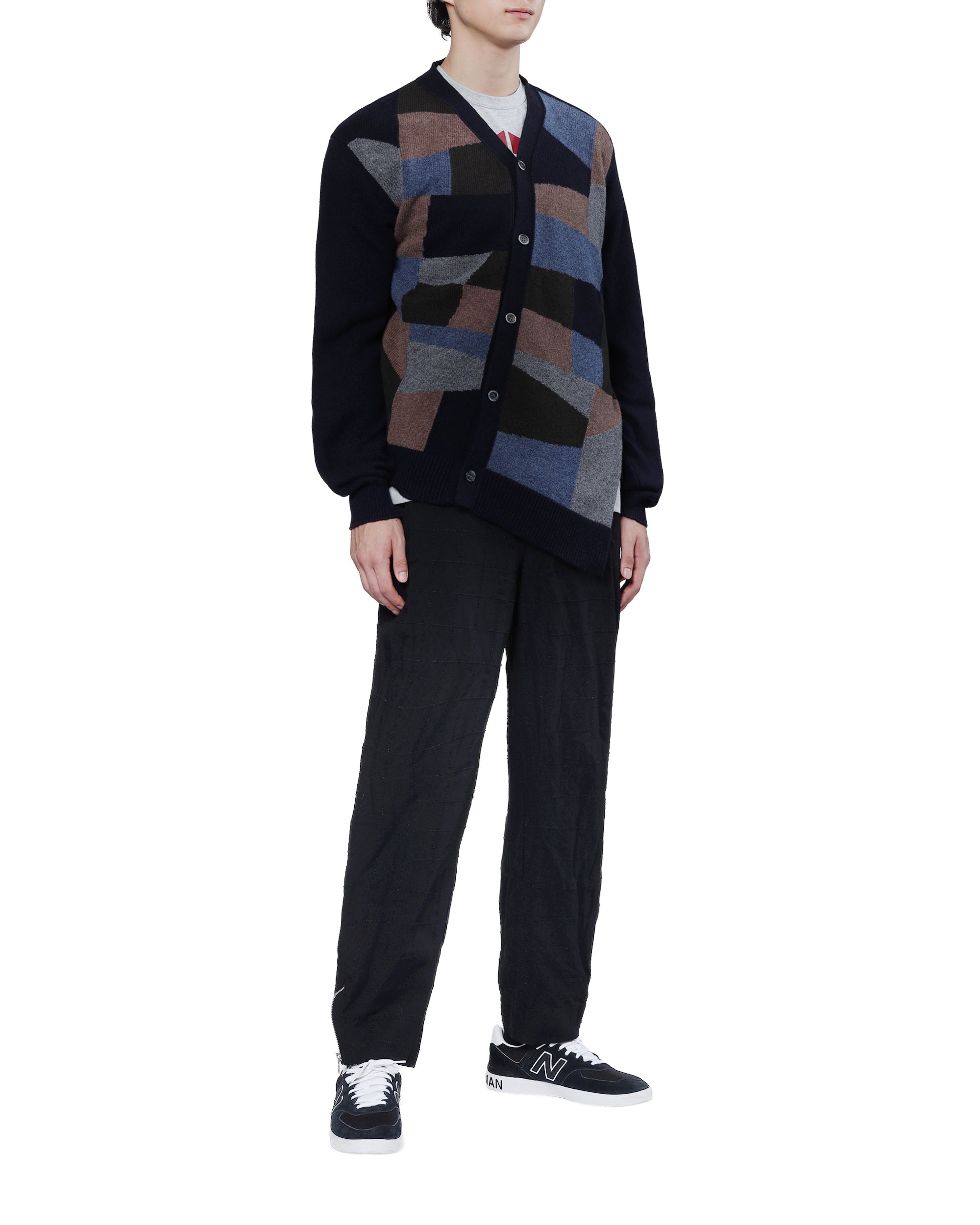 Patchwork cardigan