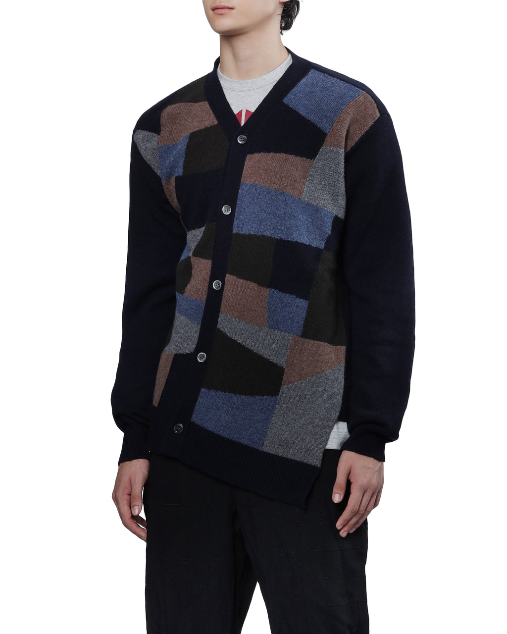 Patchwork cardigan