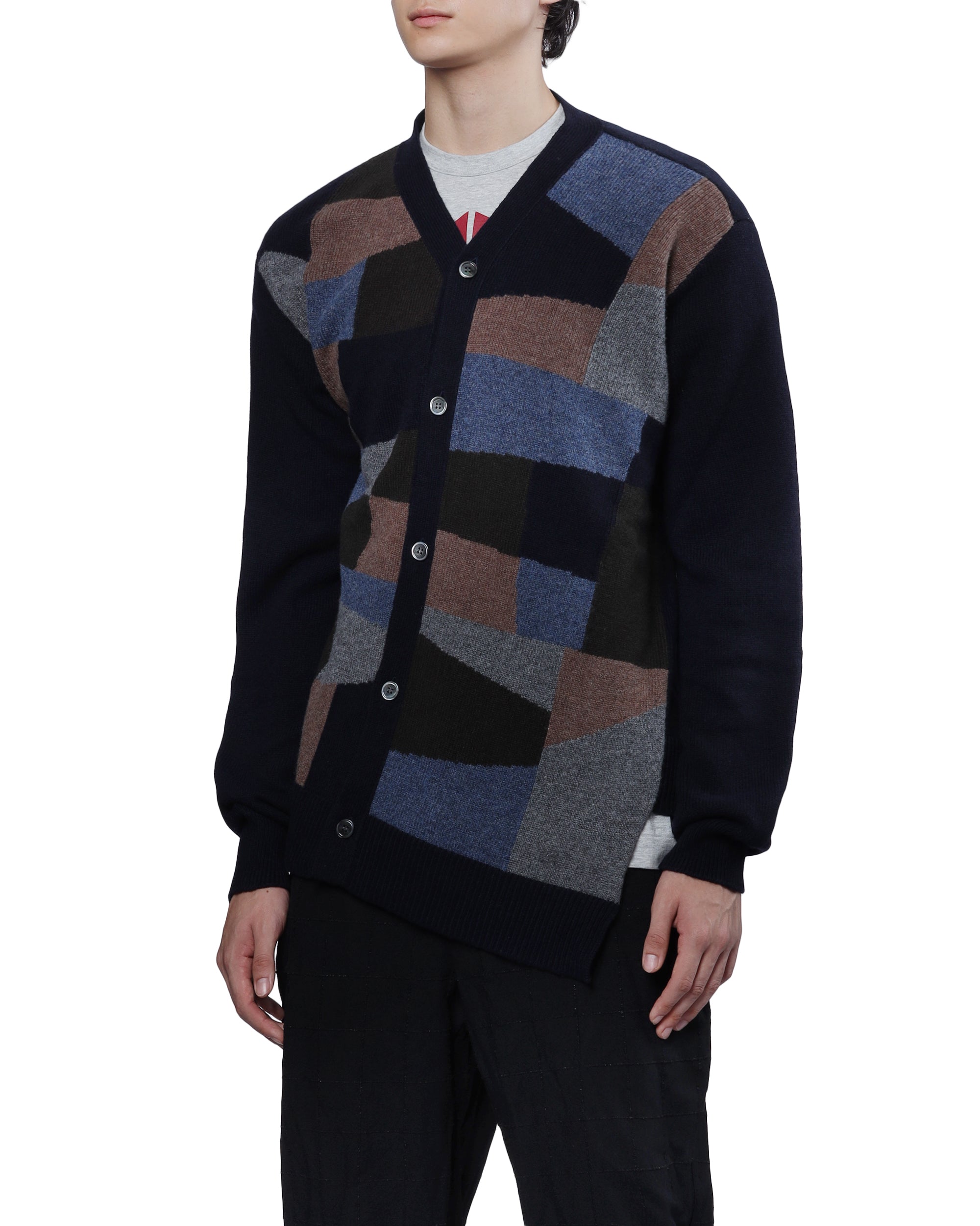 Patchwork cardigan