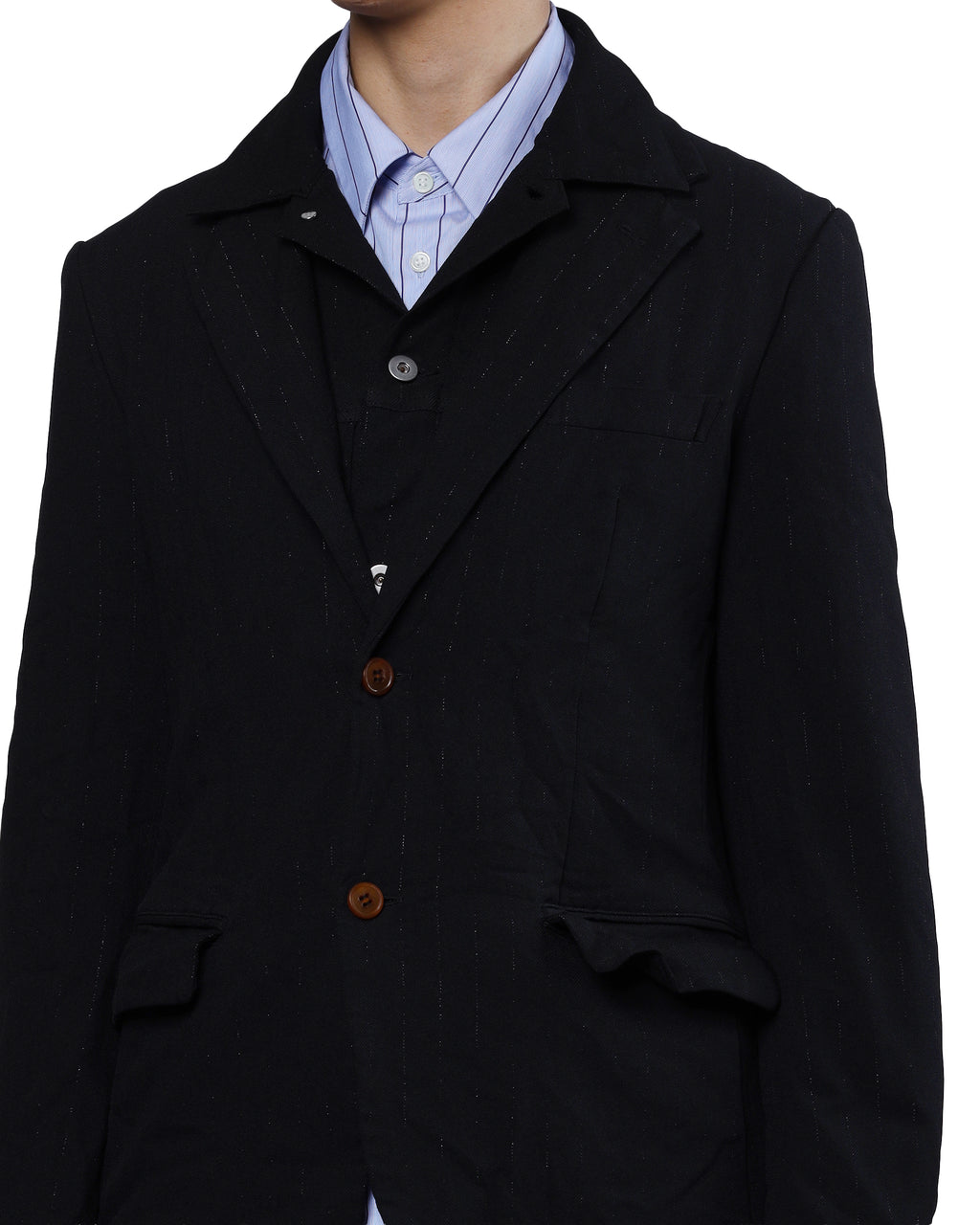 Buttoned blazer