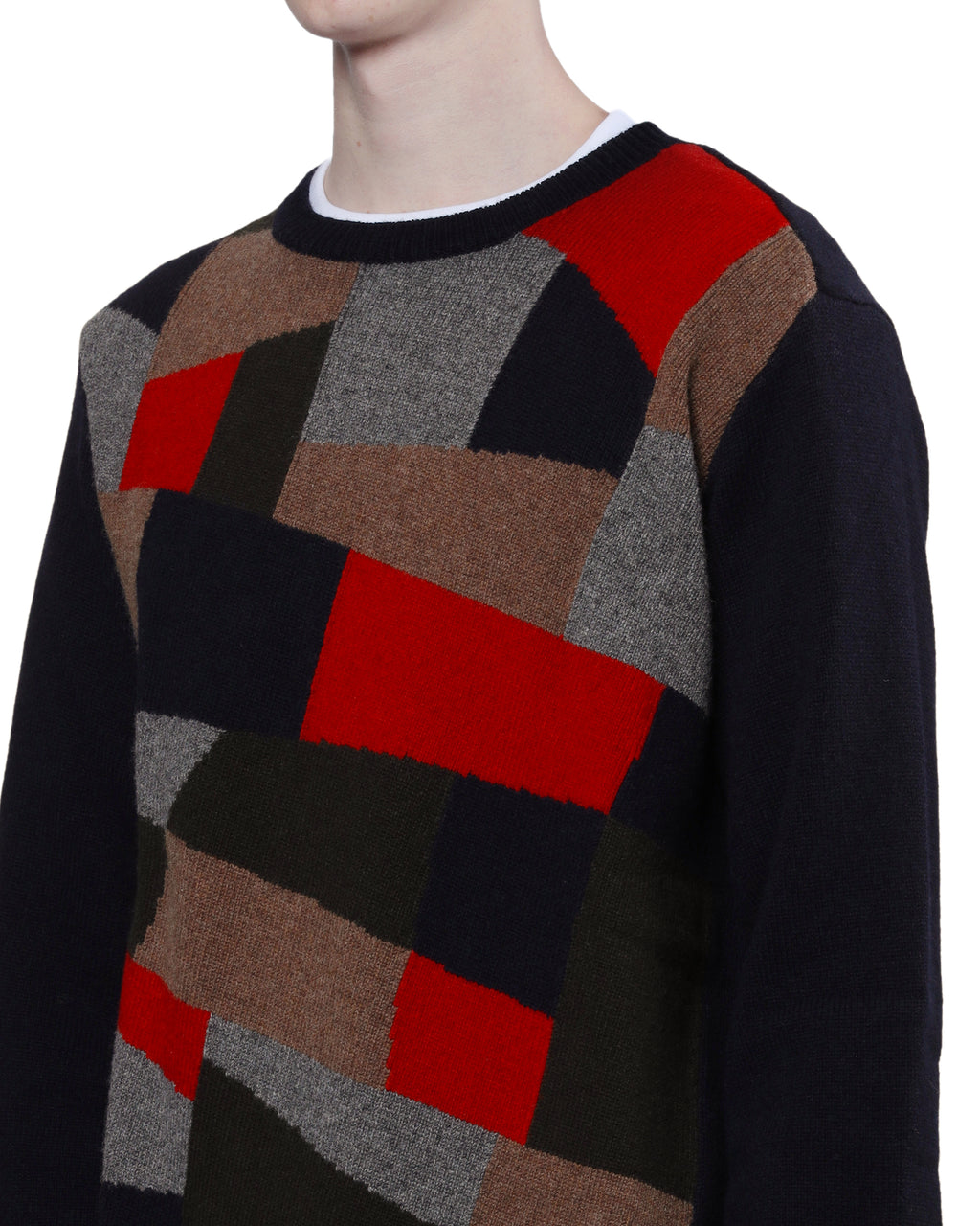 Patchwork sweater