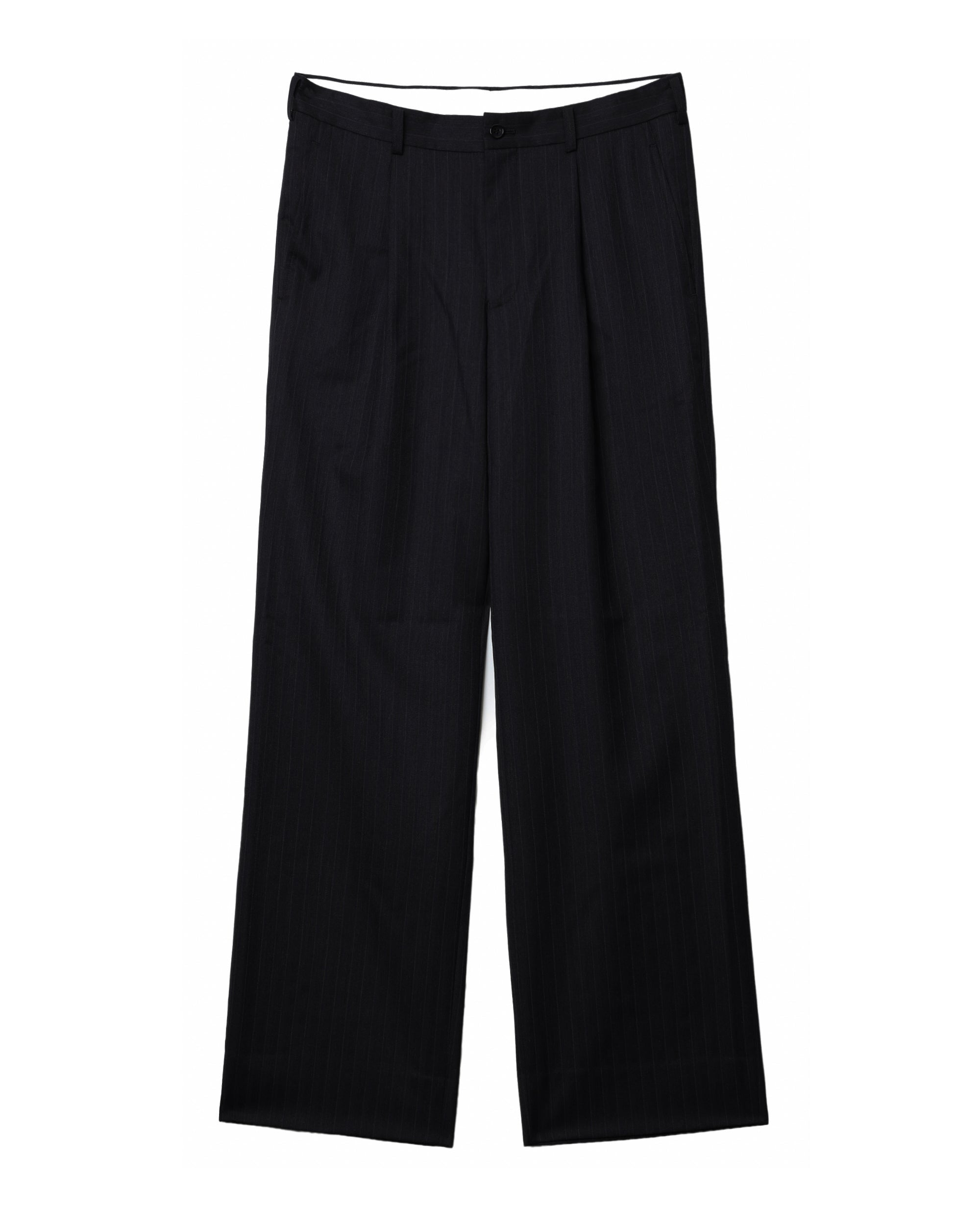 Pinstriped pants