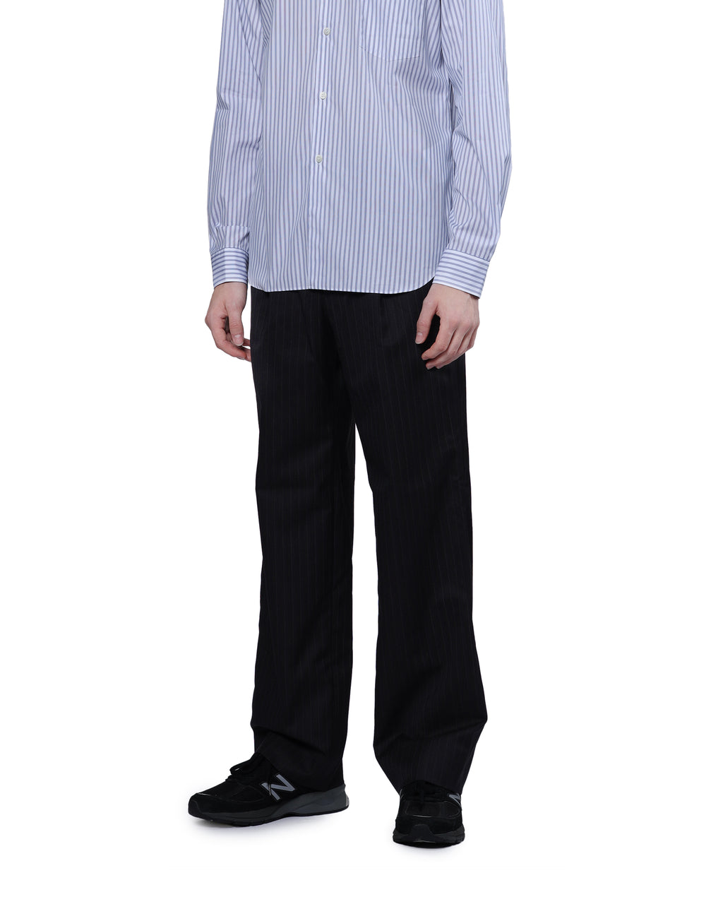 Pinstriped pants