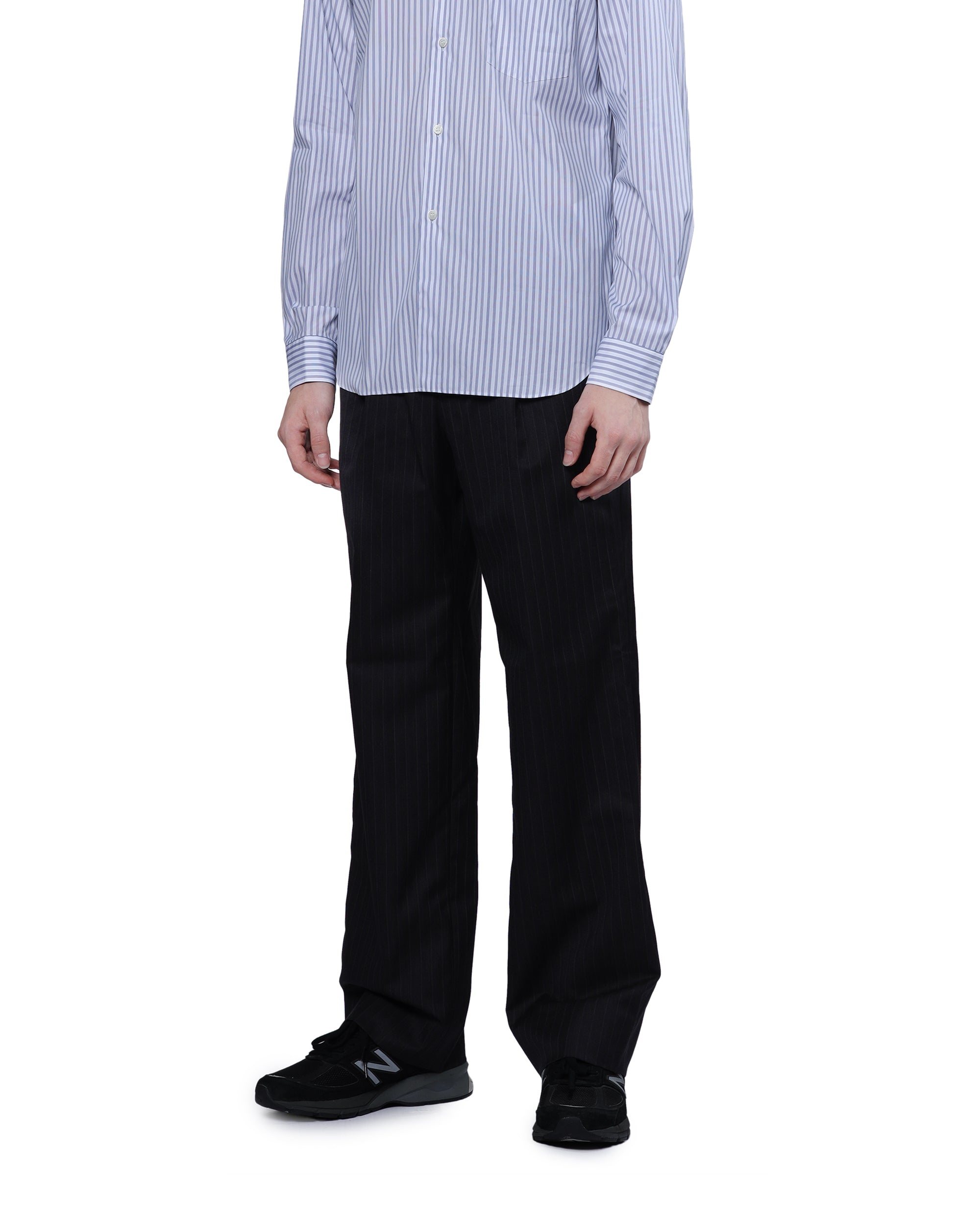 Pinstriped pants