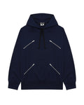 Zipper accent sweatshirt