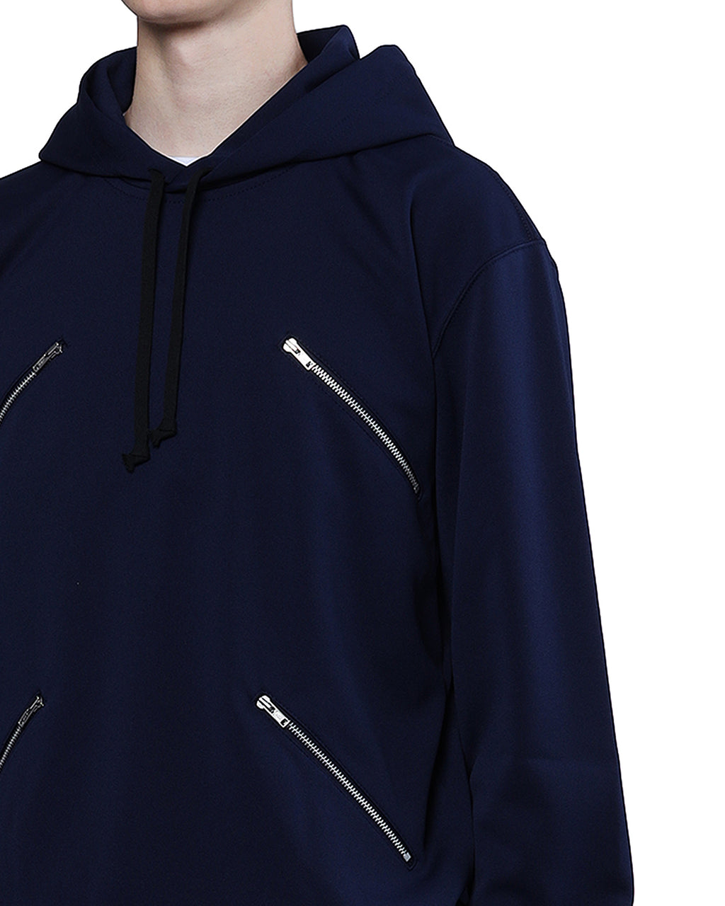 Zipper accent sweatshirt
