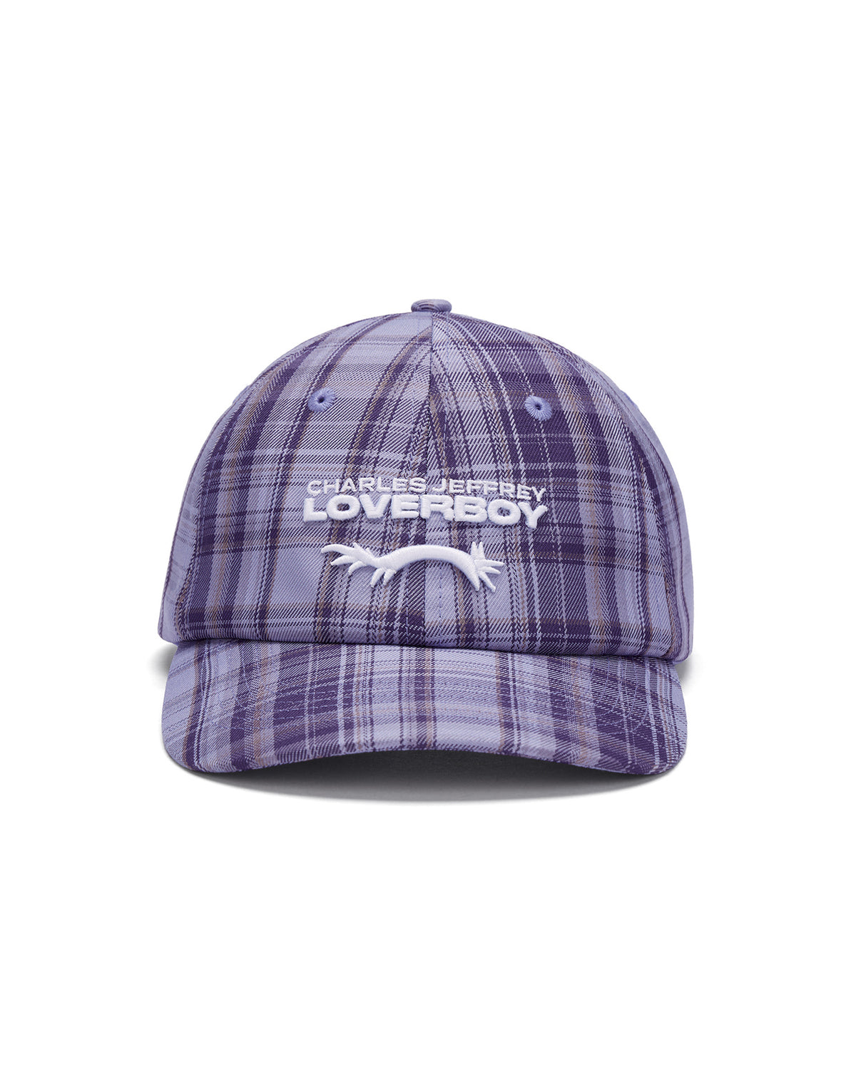 Baby plaid baseball cap