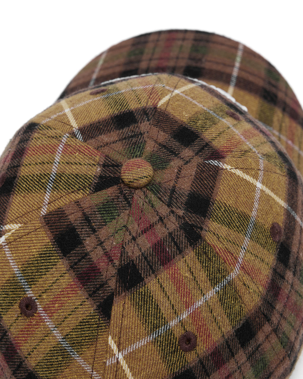 Baby plaid baseball cap