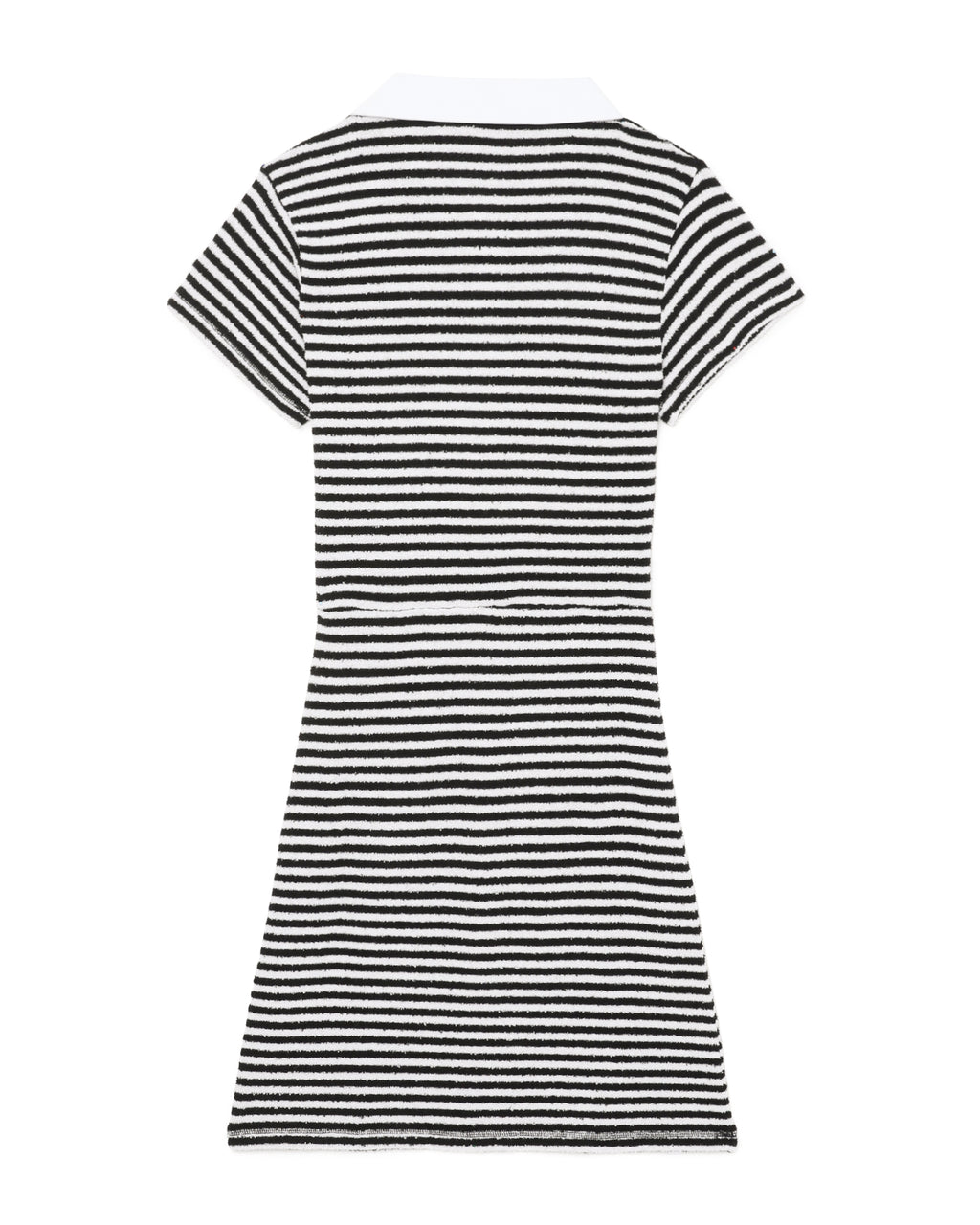 Striped mini polo dress