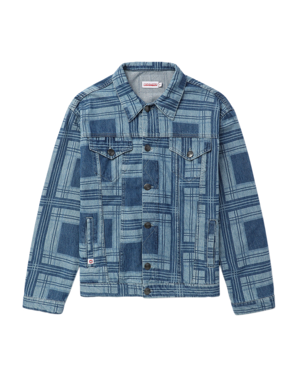 Patchwork denim jacket
