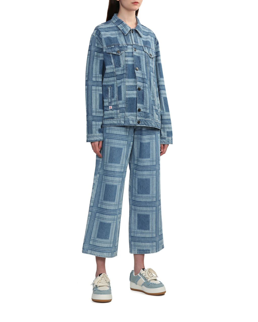 Patchwork denim jacket