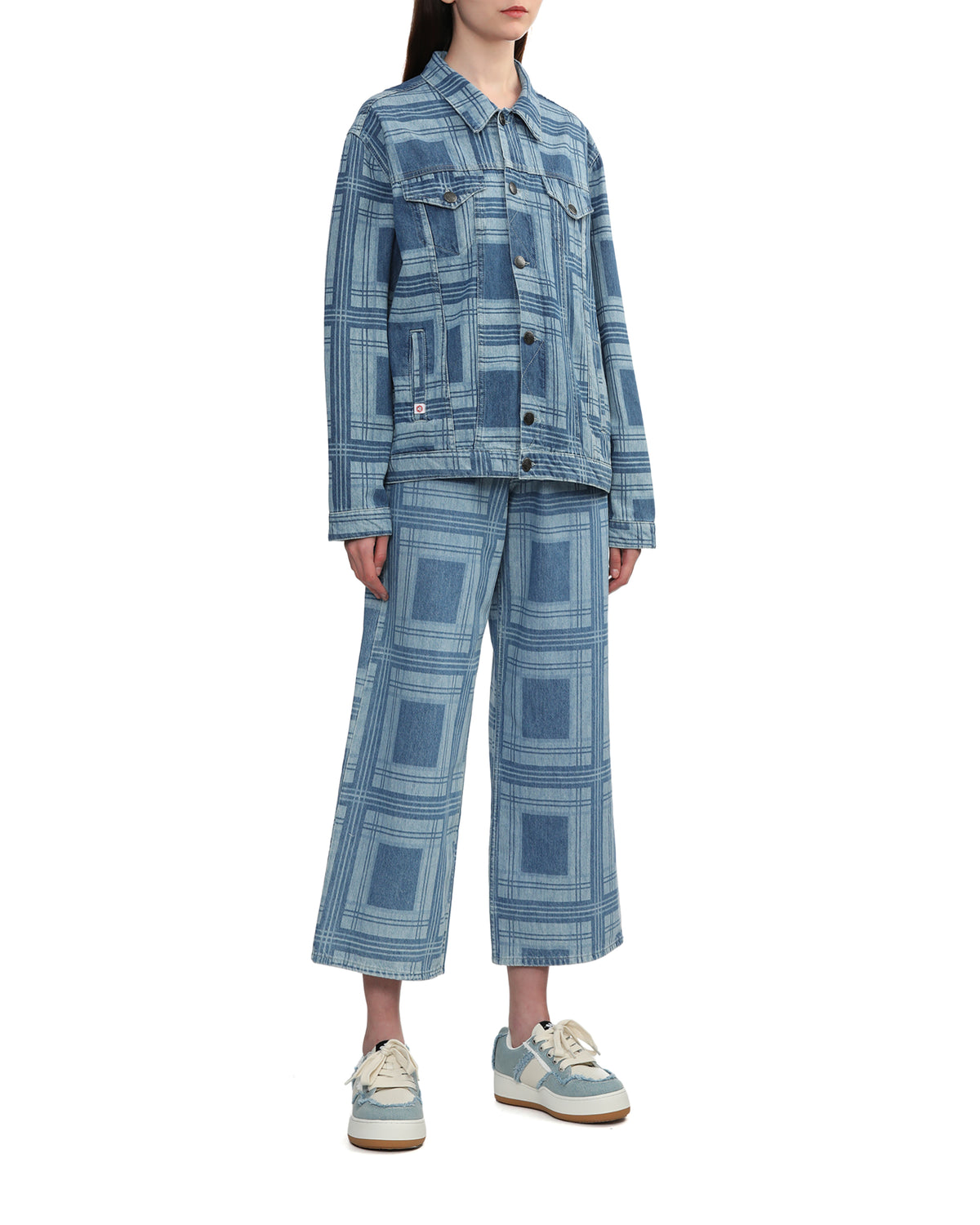 Patchwork denim jacket