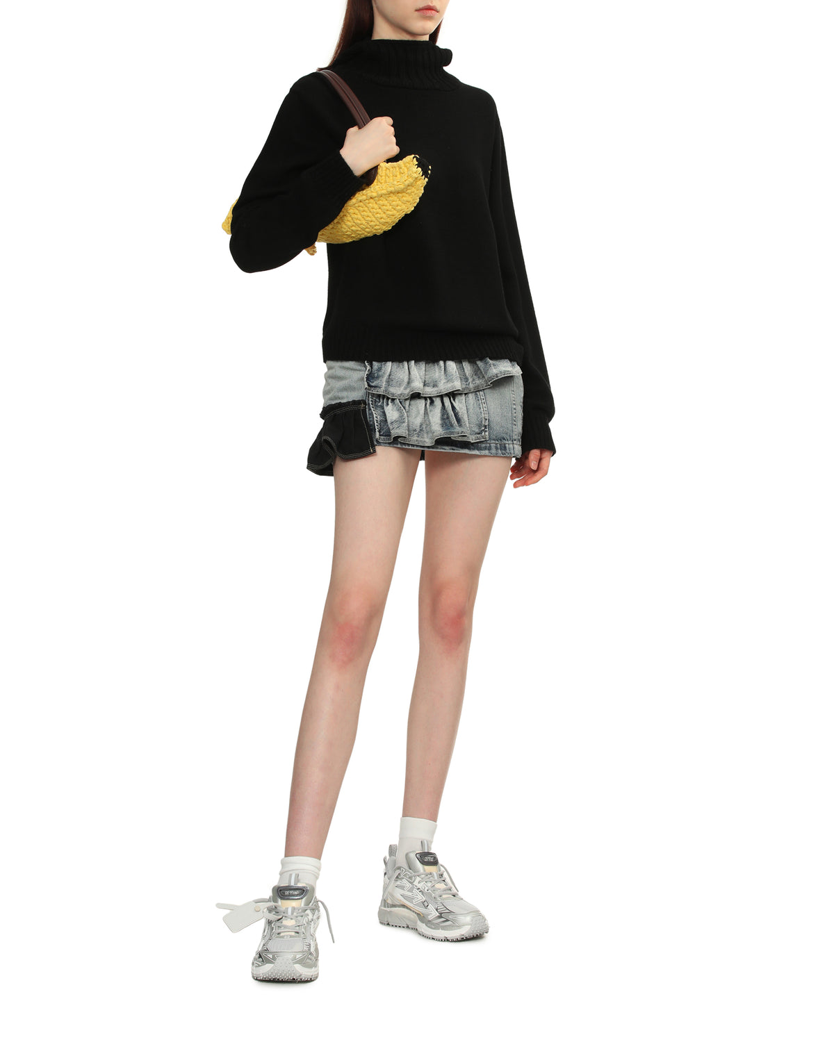 Fluffy ears balaclava sweater