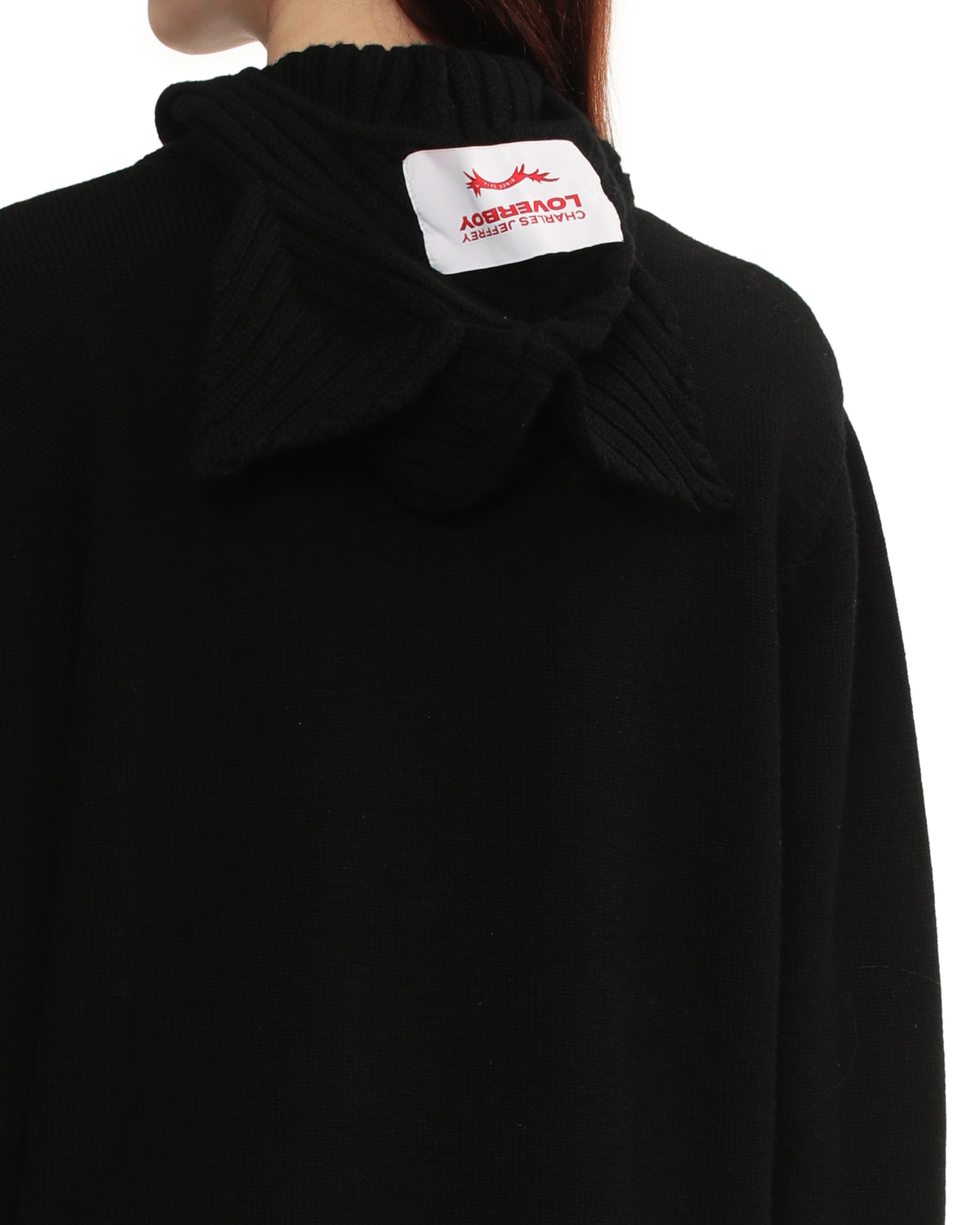 Fluffy ears balaclava sweater