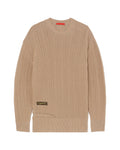 Distressed knit sweater