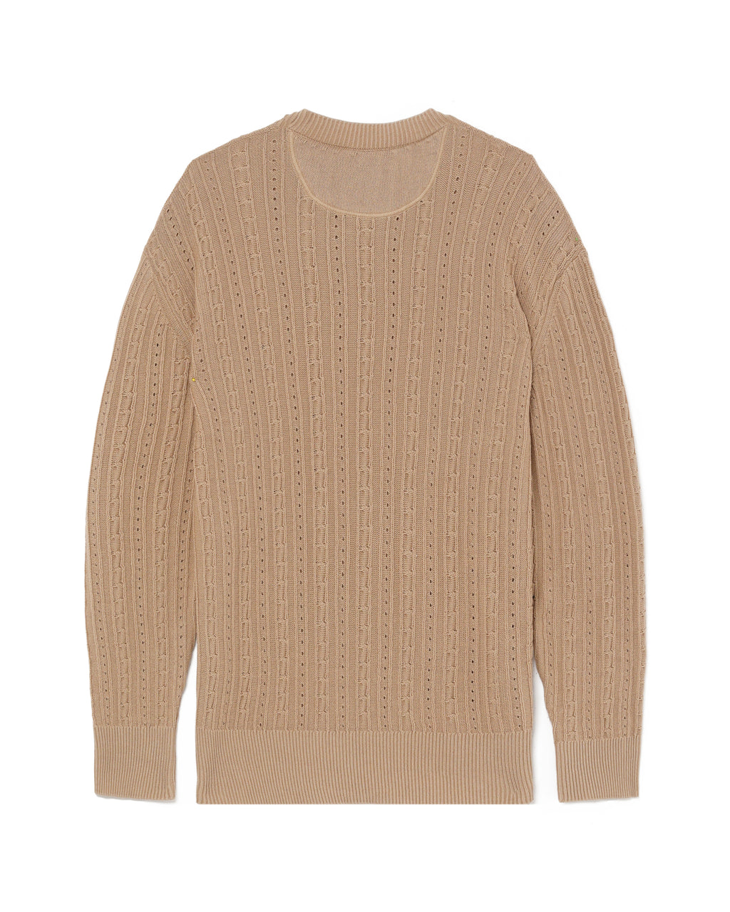Distressed knit sweater