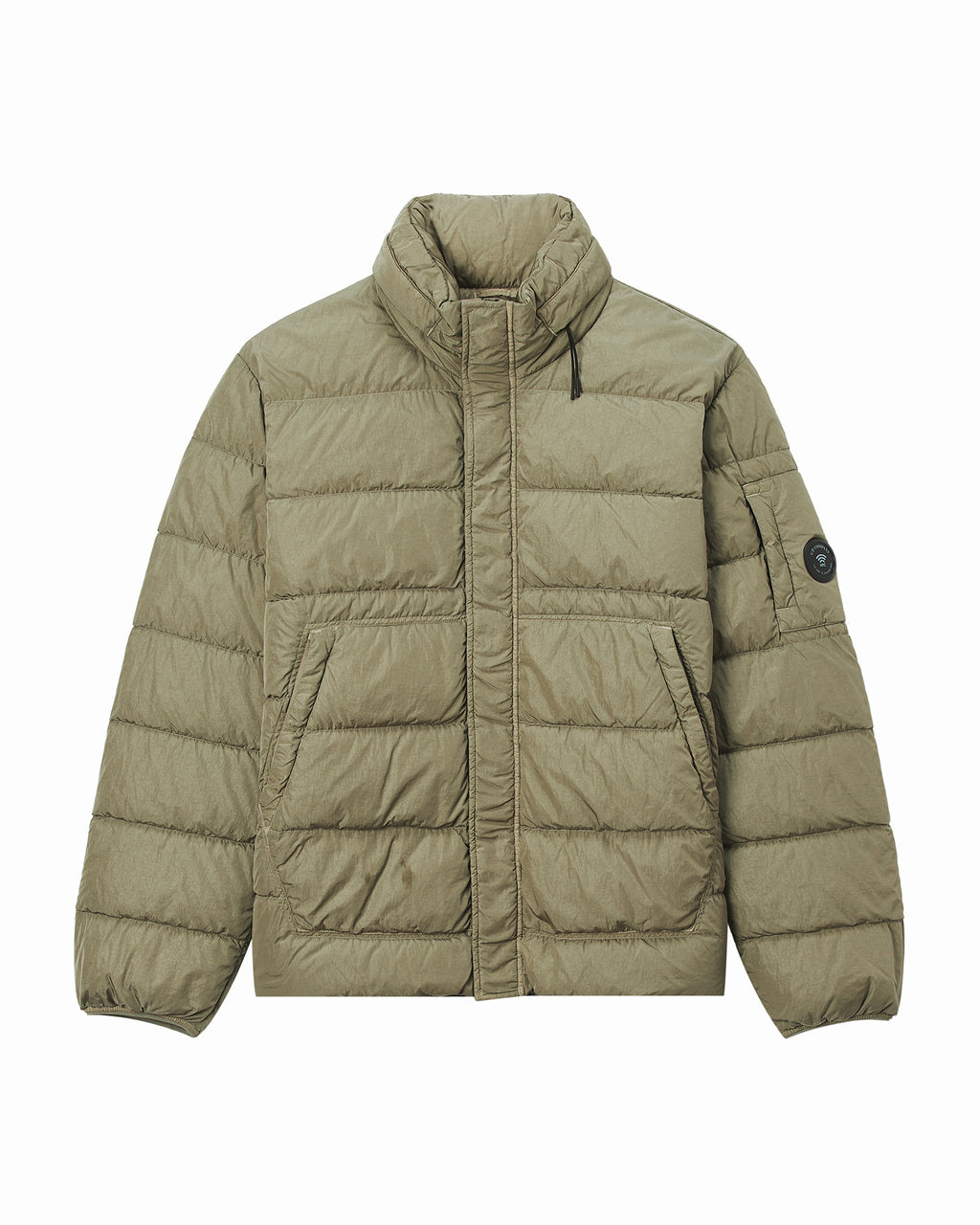 Stand collar puffer jacket
