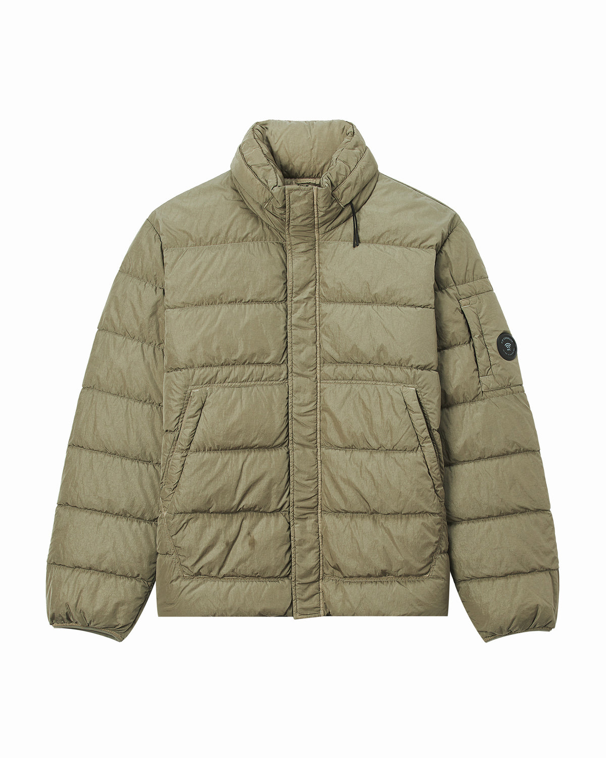 Stand collar puffer jacket