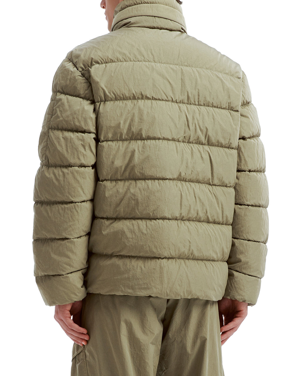 Stand collar puffer jacket