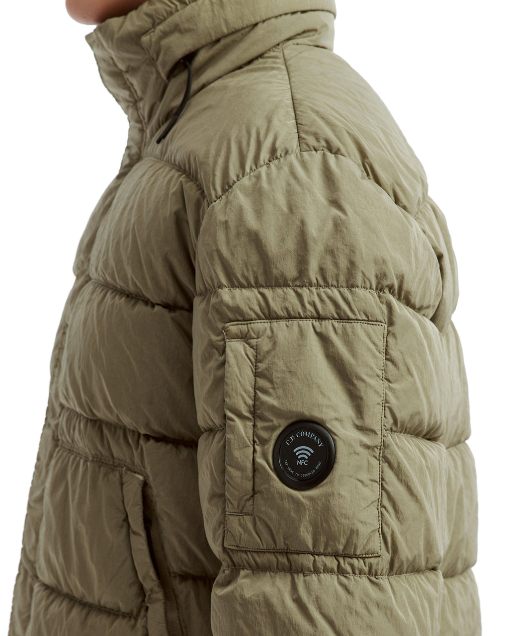 Stand collar puffer jacket