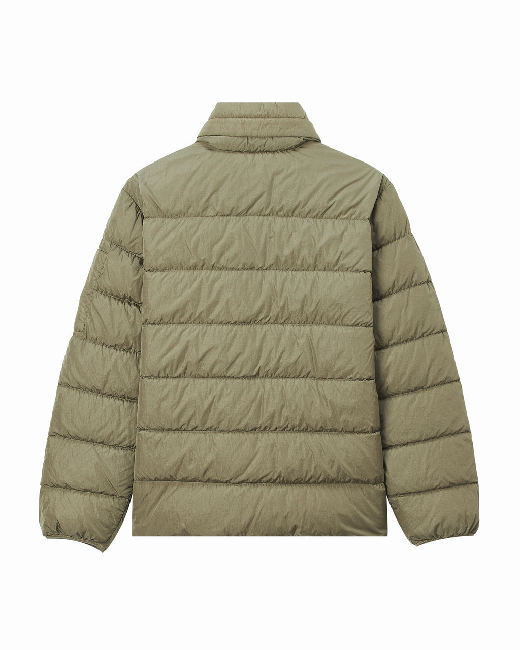 Stand collar puffer jacket