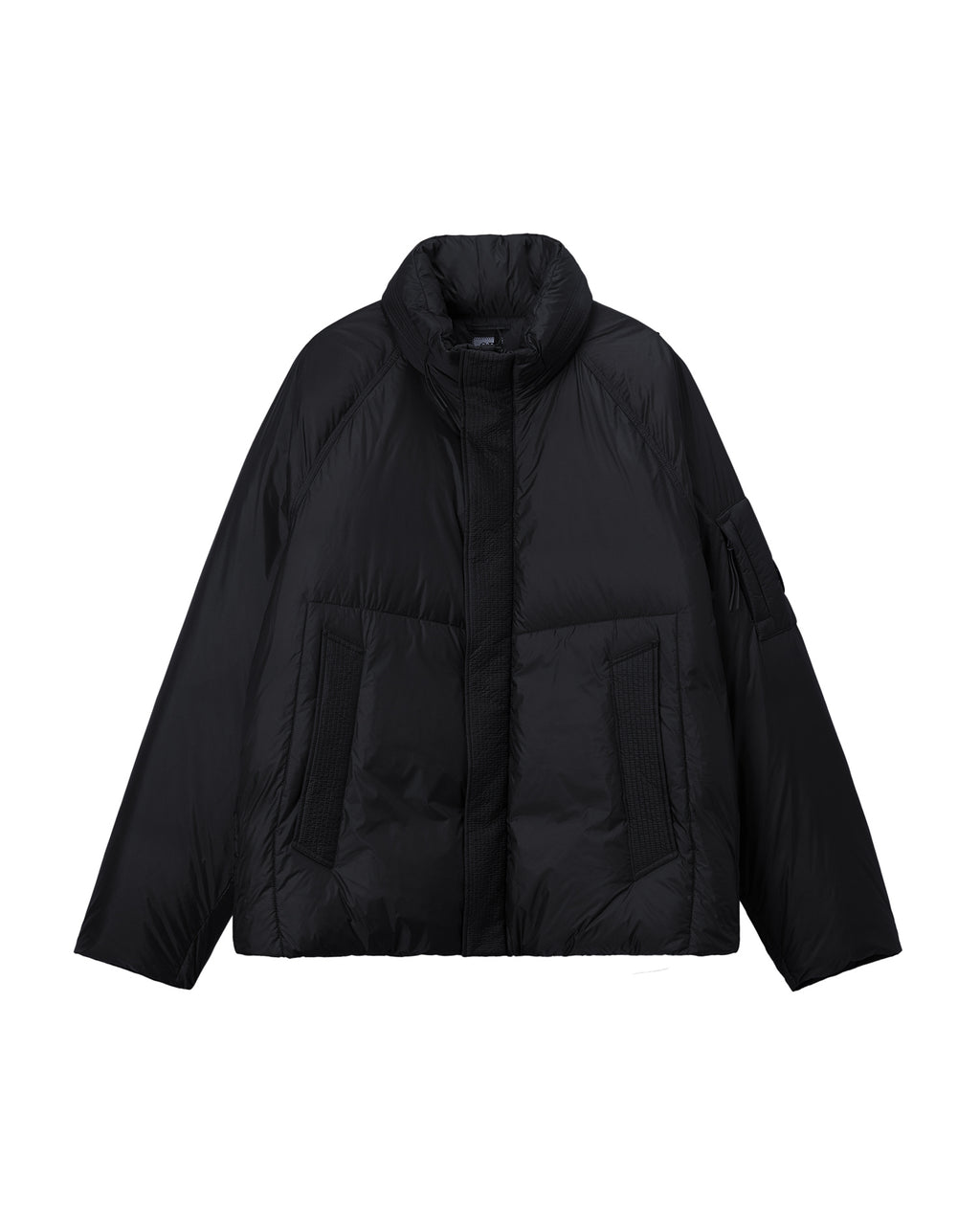 High-neck puffer jacket