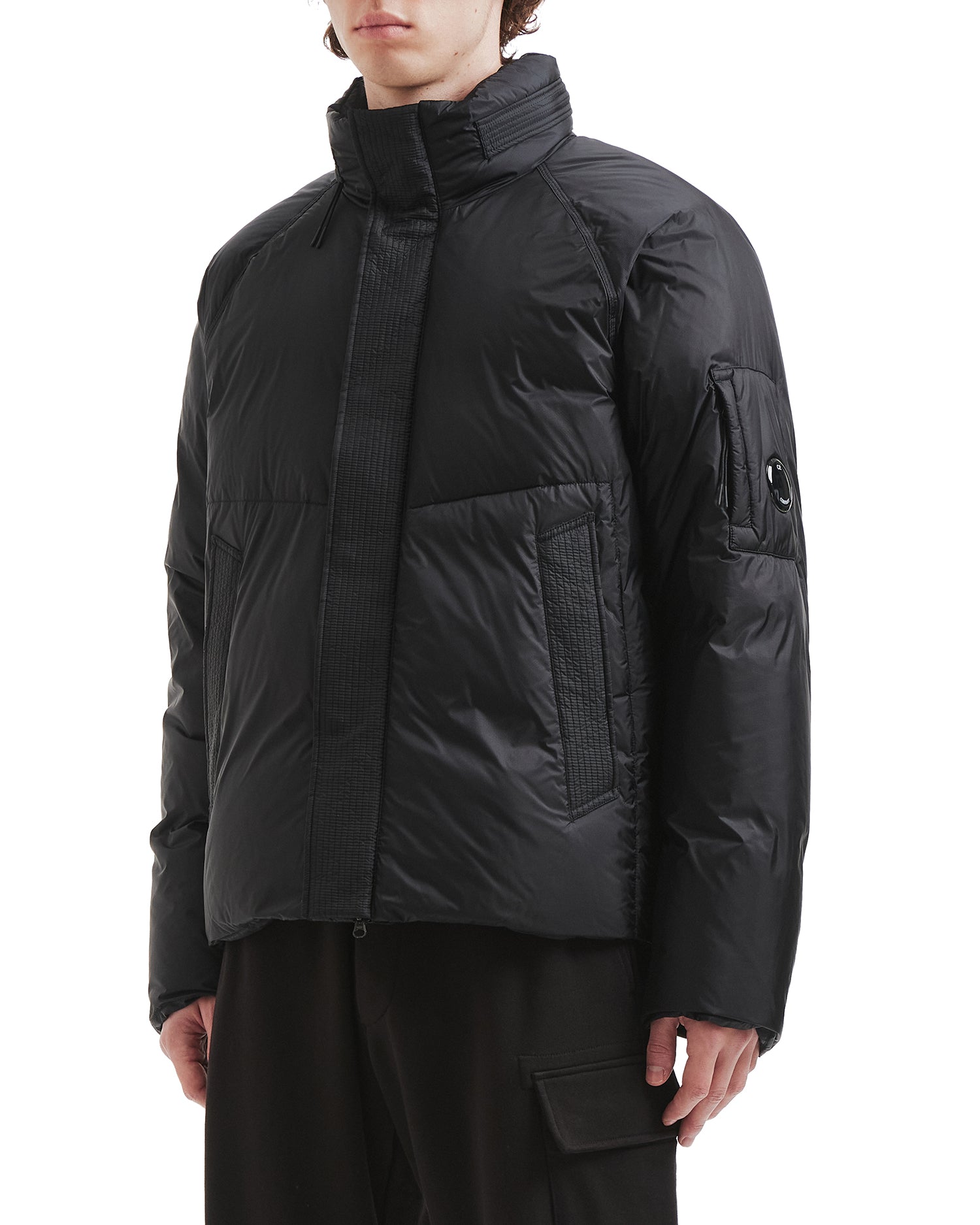 High-neck puffer jacket
