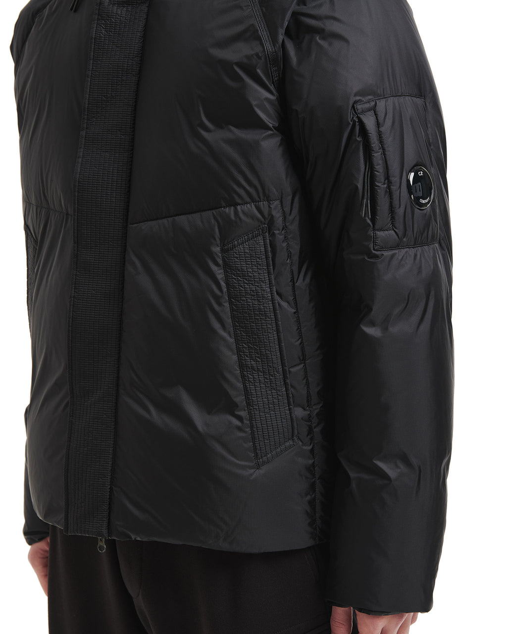 High-neck puffer jacket