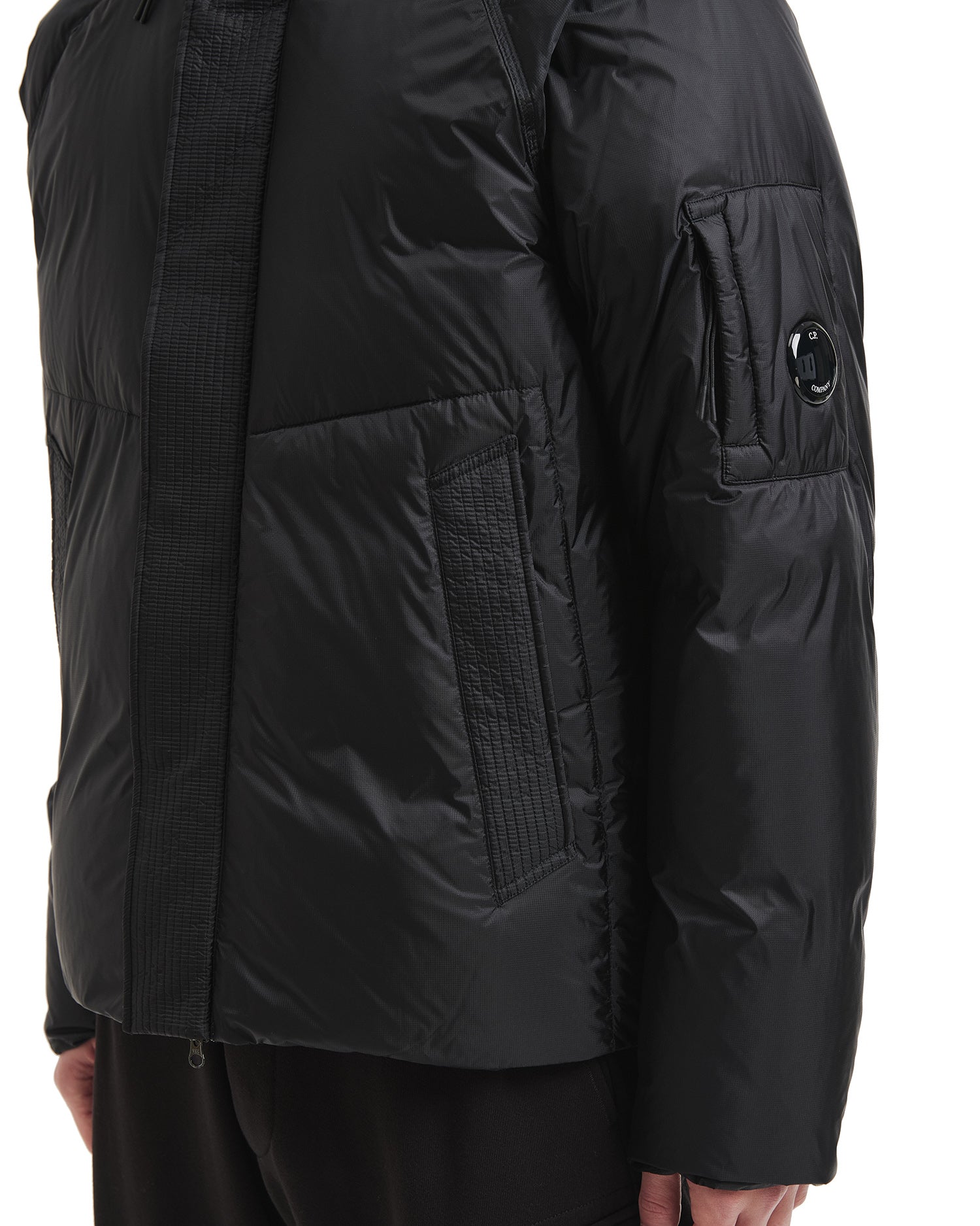 High-neck puffer jacket
