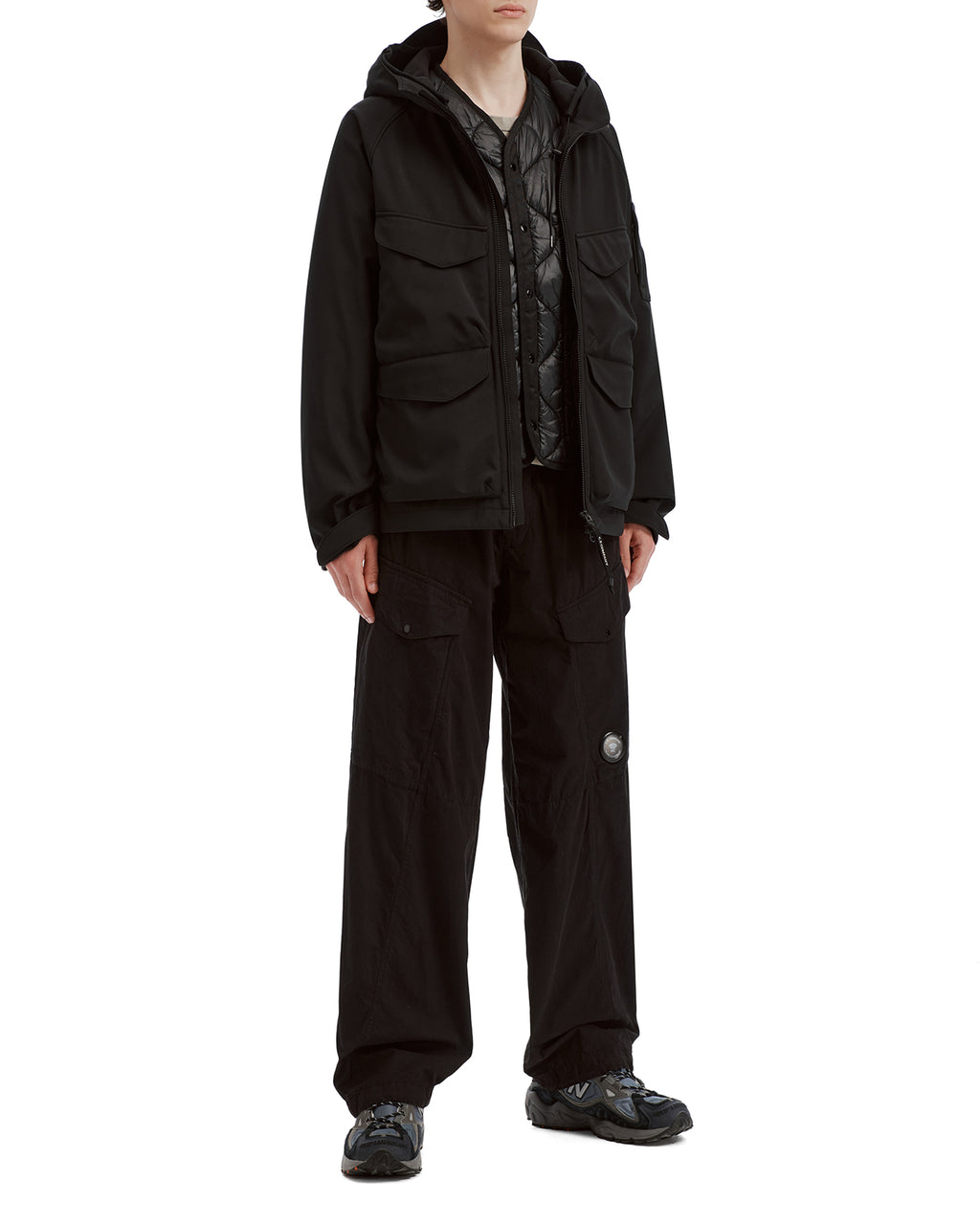 2-in-1 hooded jacket