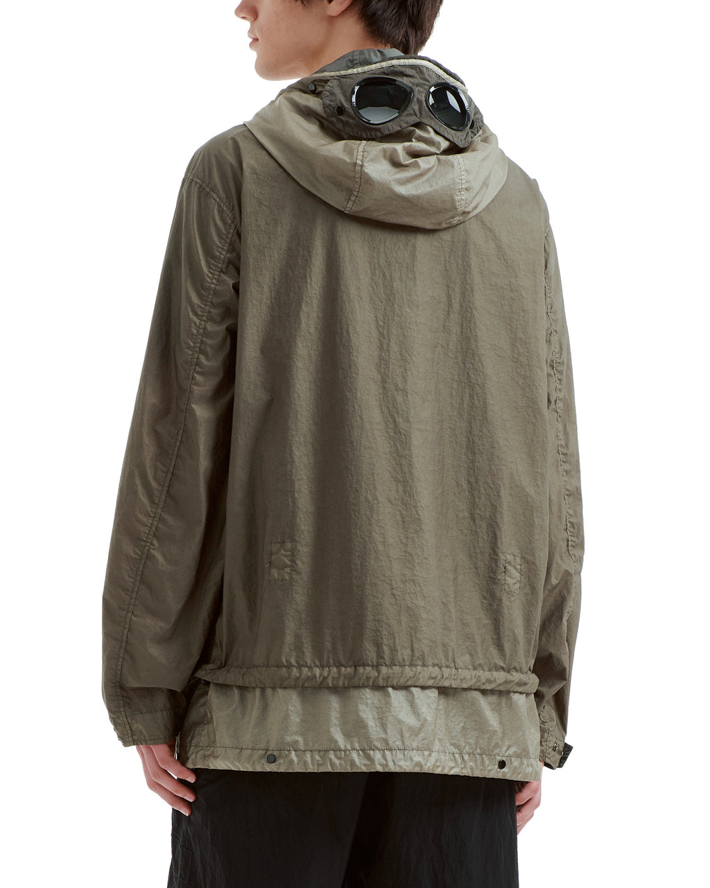 Hooded zip-up jacket