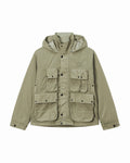 Hooded utility jacket