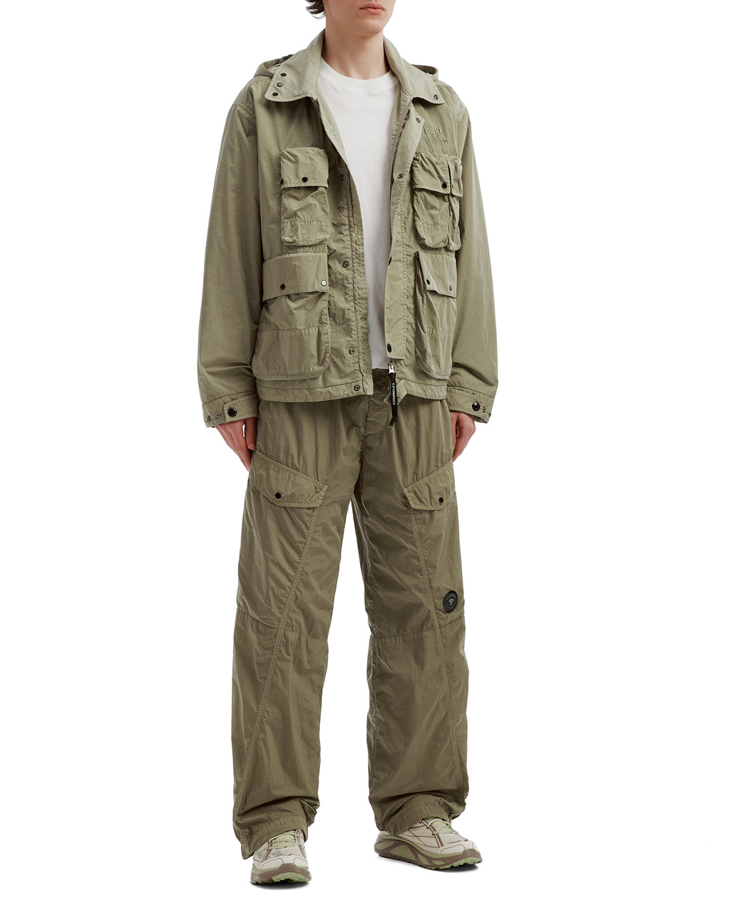 Hooded utility jacket