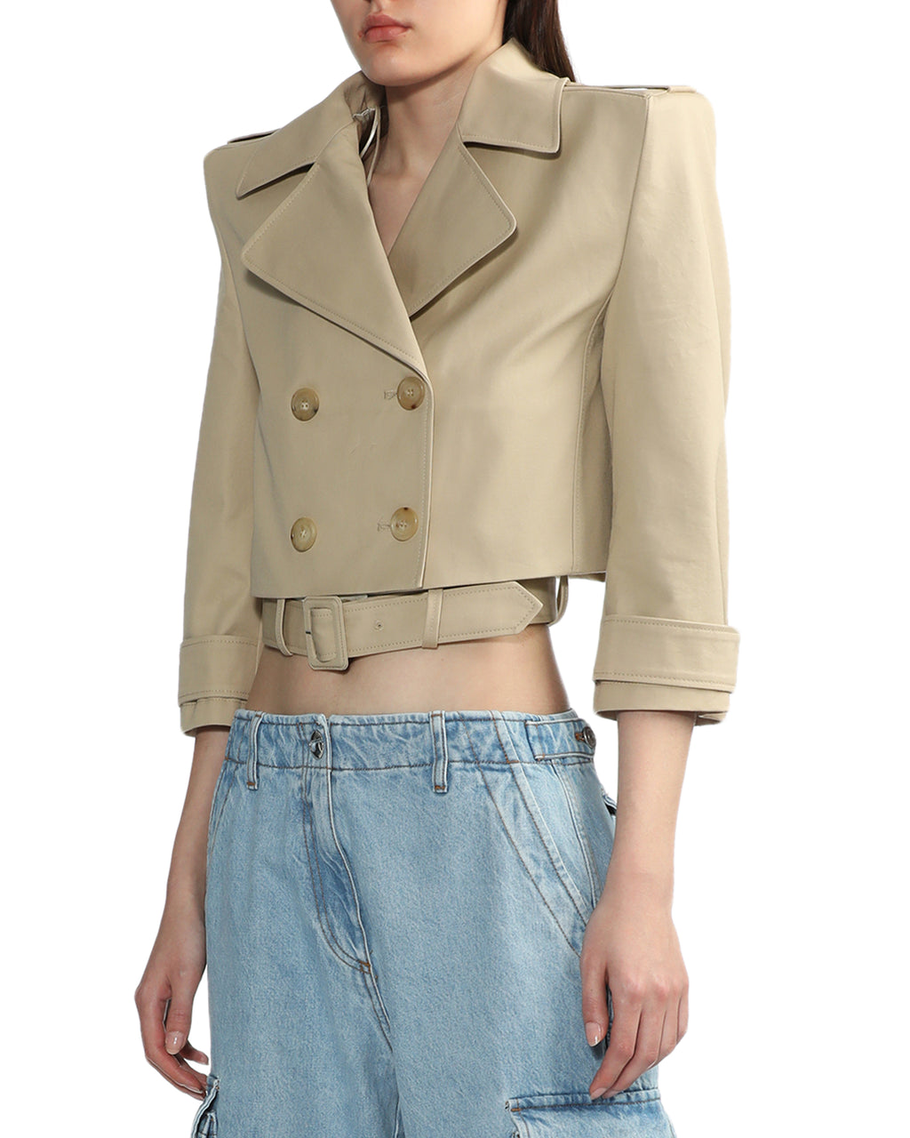 Structured shoulder jacket