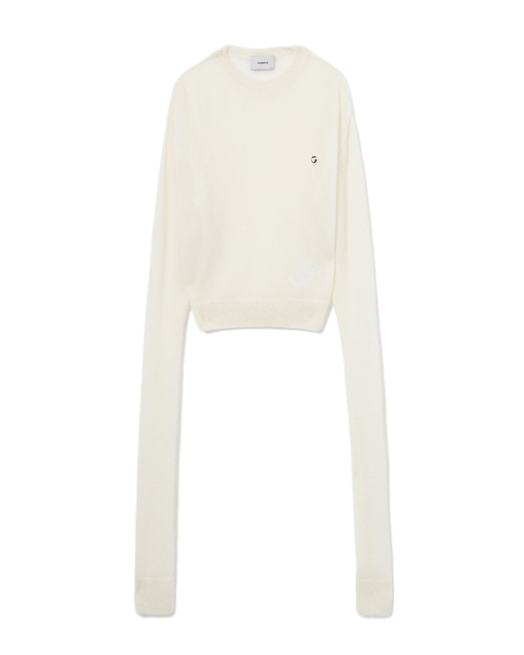 Extra long sleeves knit sweater