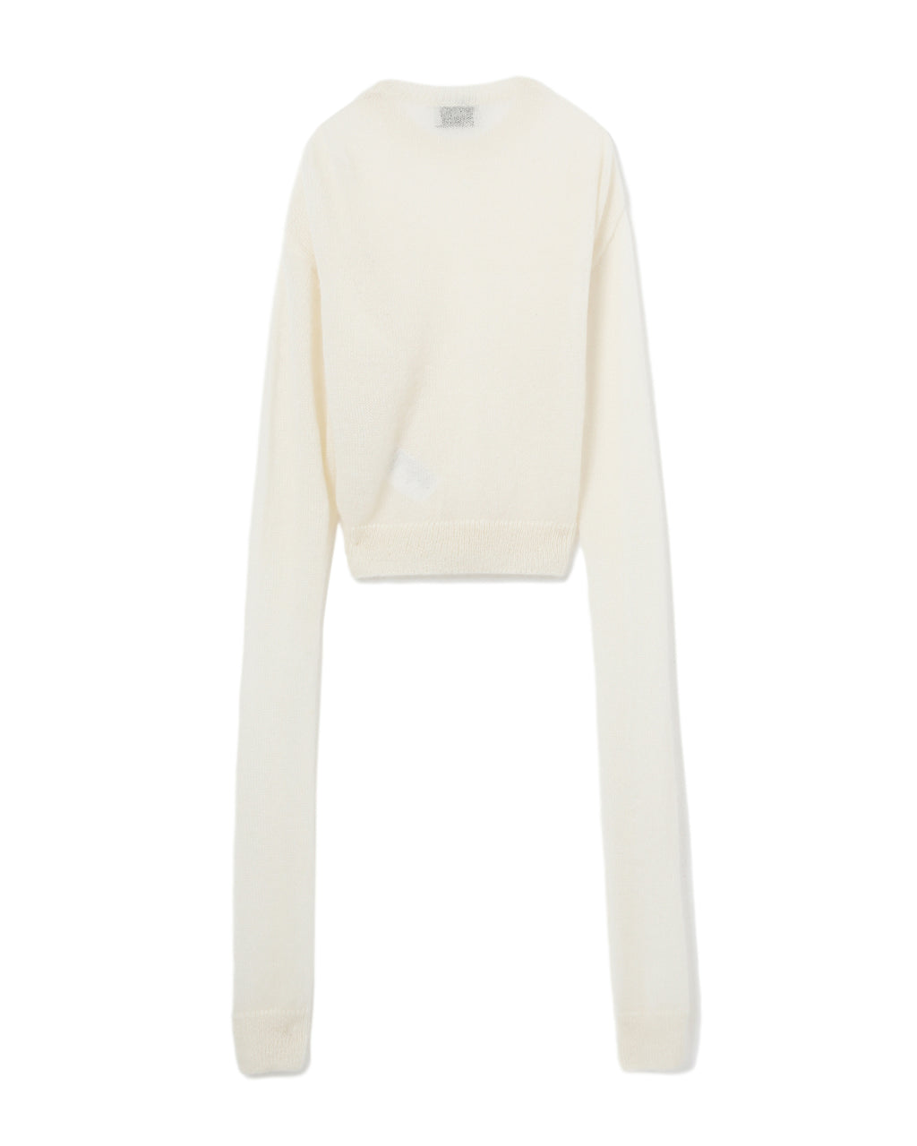 Extra long sleeves knit sweater
