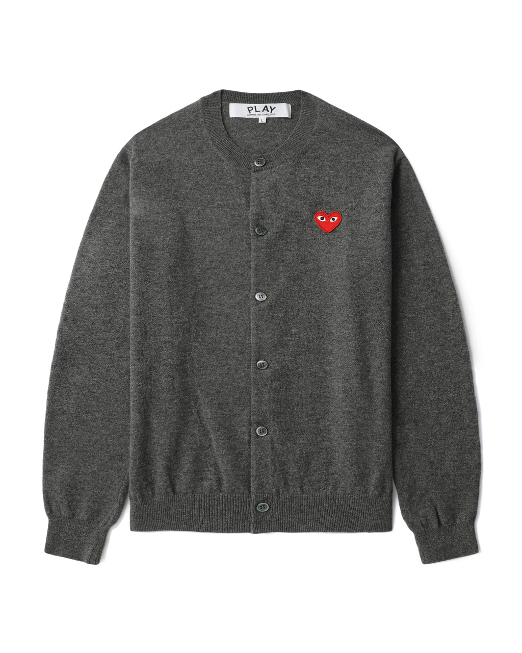 Heart emblem cardigan