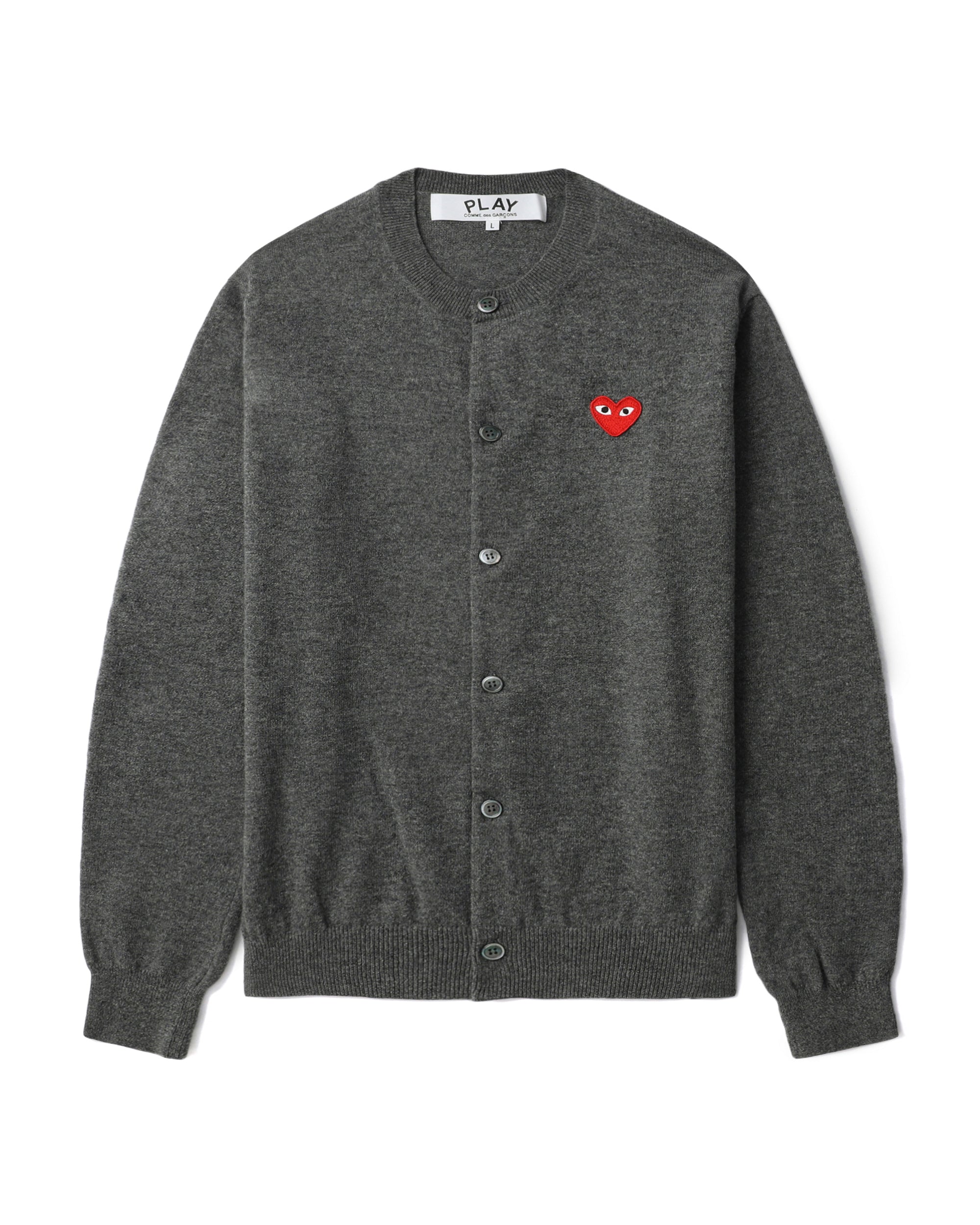 Heart emblem cardigan