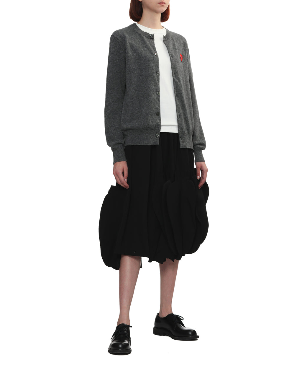 Heart emblem cardigan
