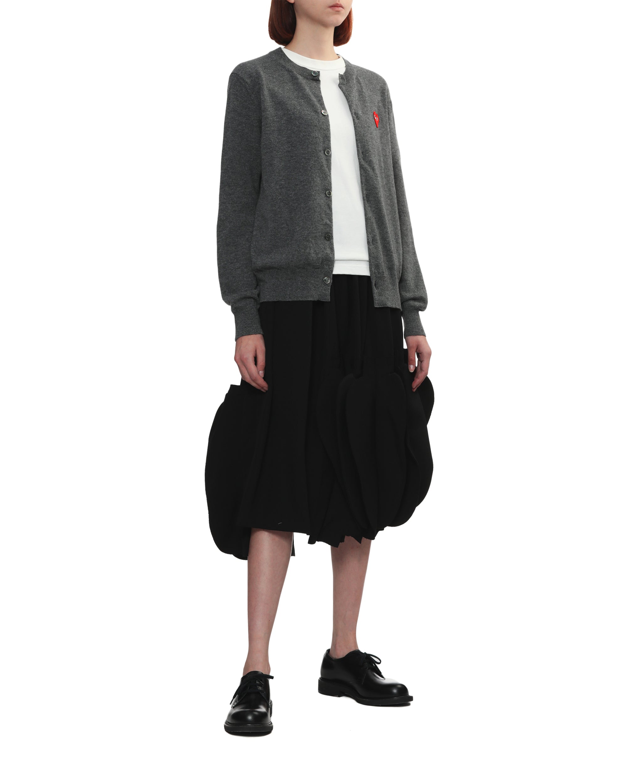 Heart emblem cardigan