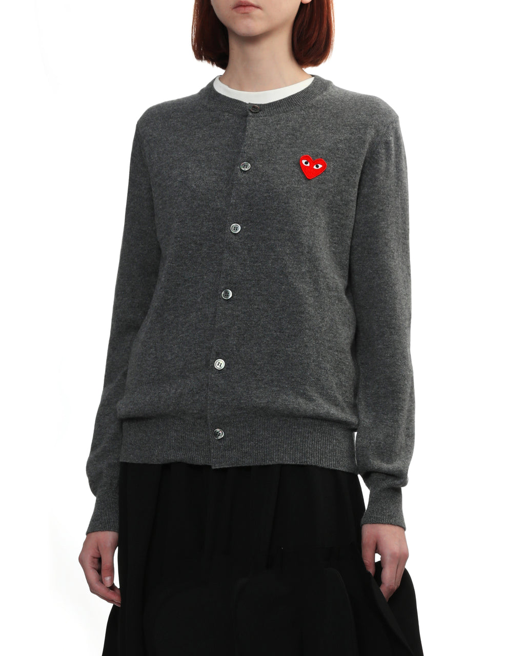 Heart emblem cardigan