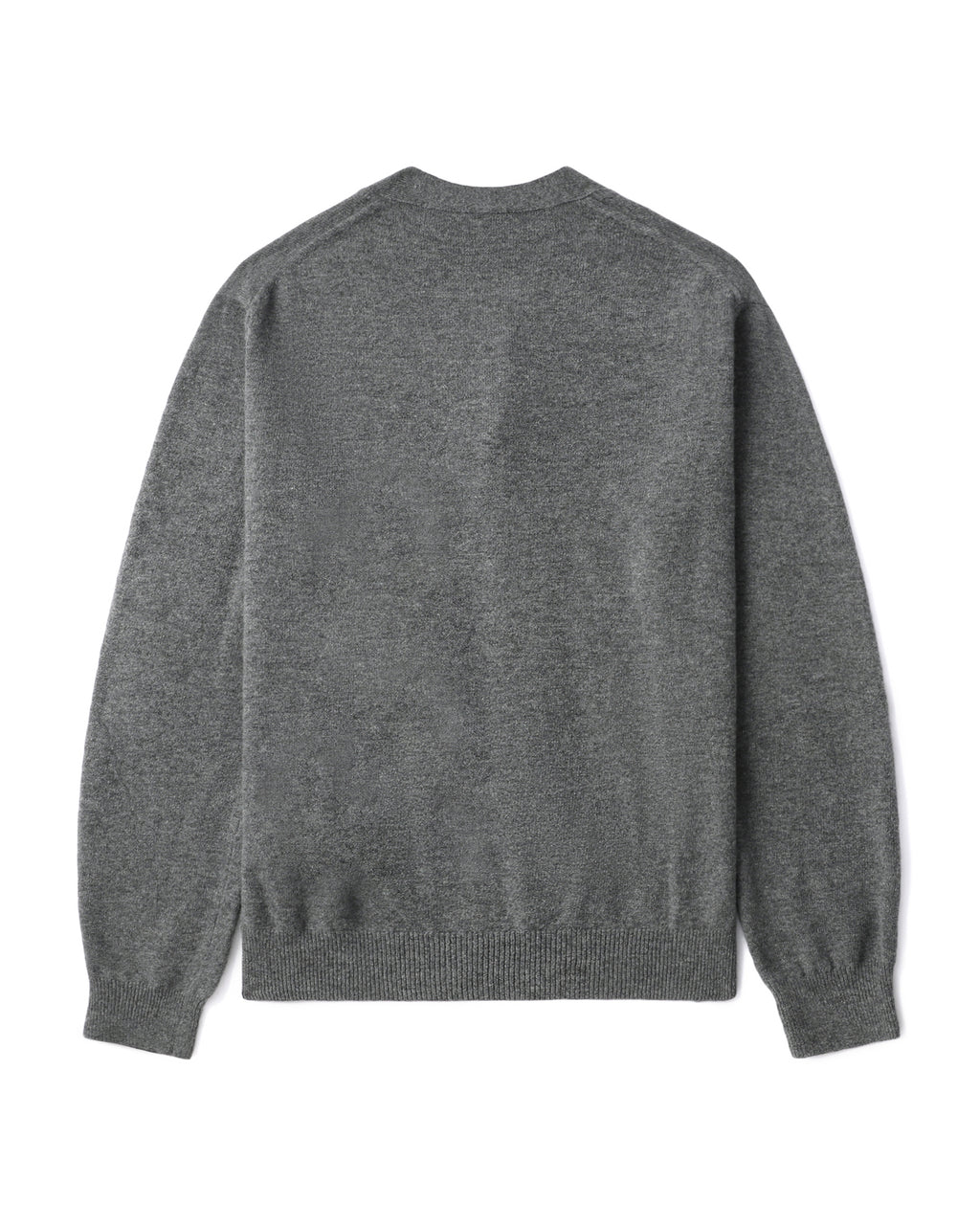 Heart emblem V-neck cardigan