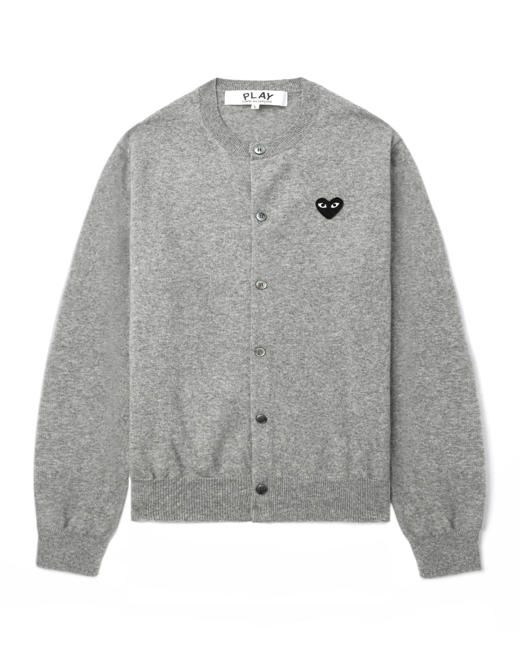 Heart emblem cardigan