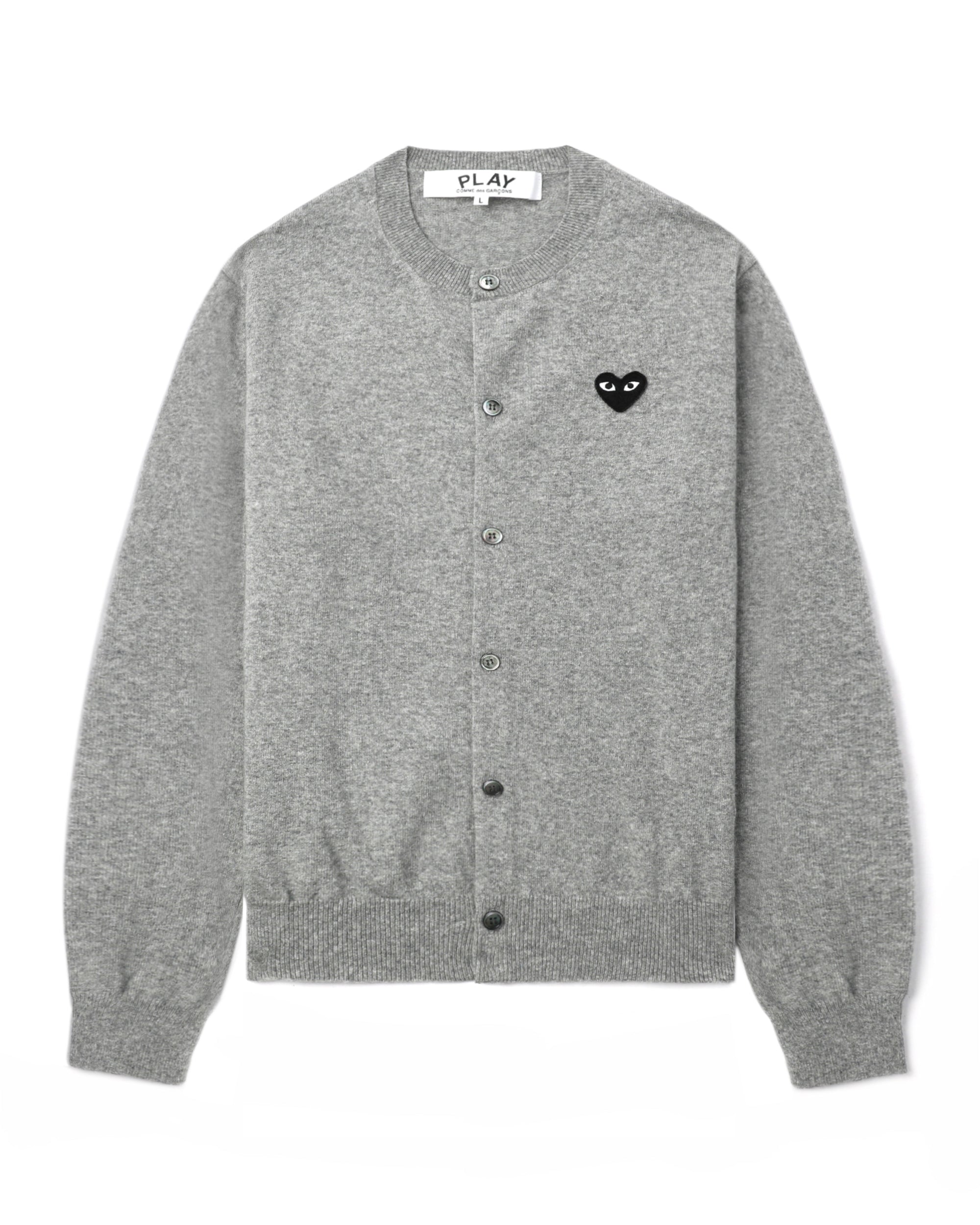 Heart emblem cardigan